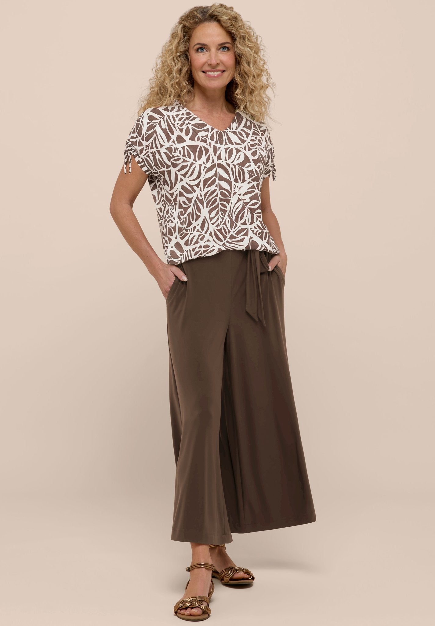 Bianca Damen T-Shirts Brown Mix