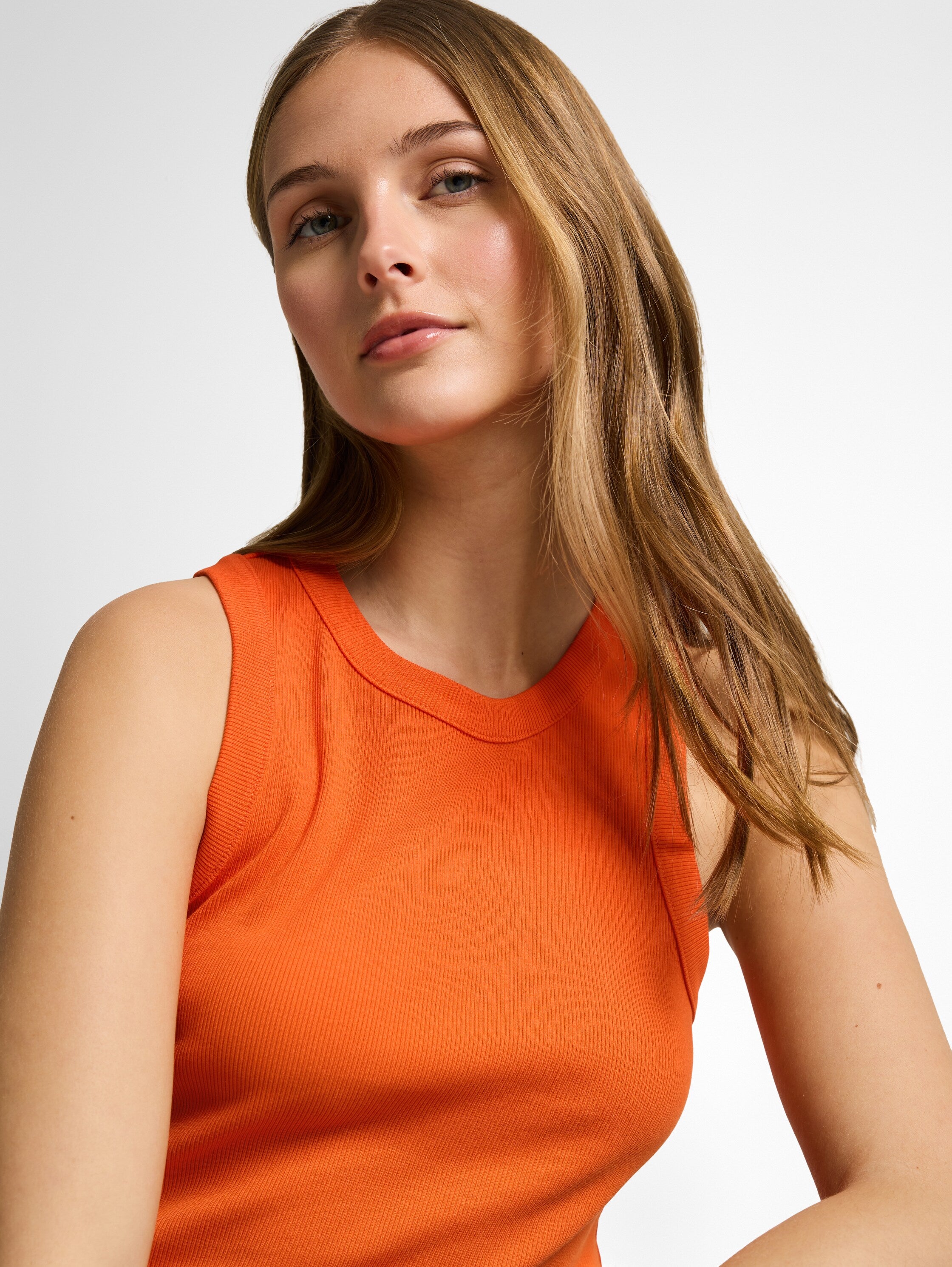 Tom Tailor denim Damen T-Shirts Fiery Orange