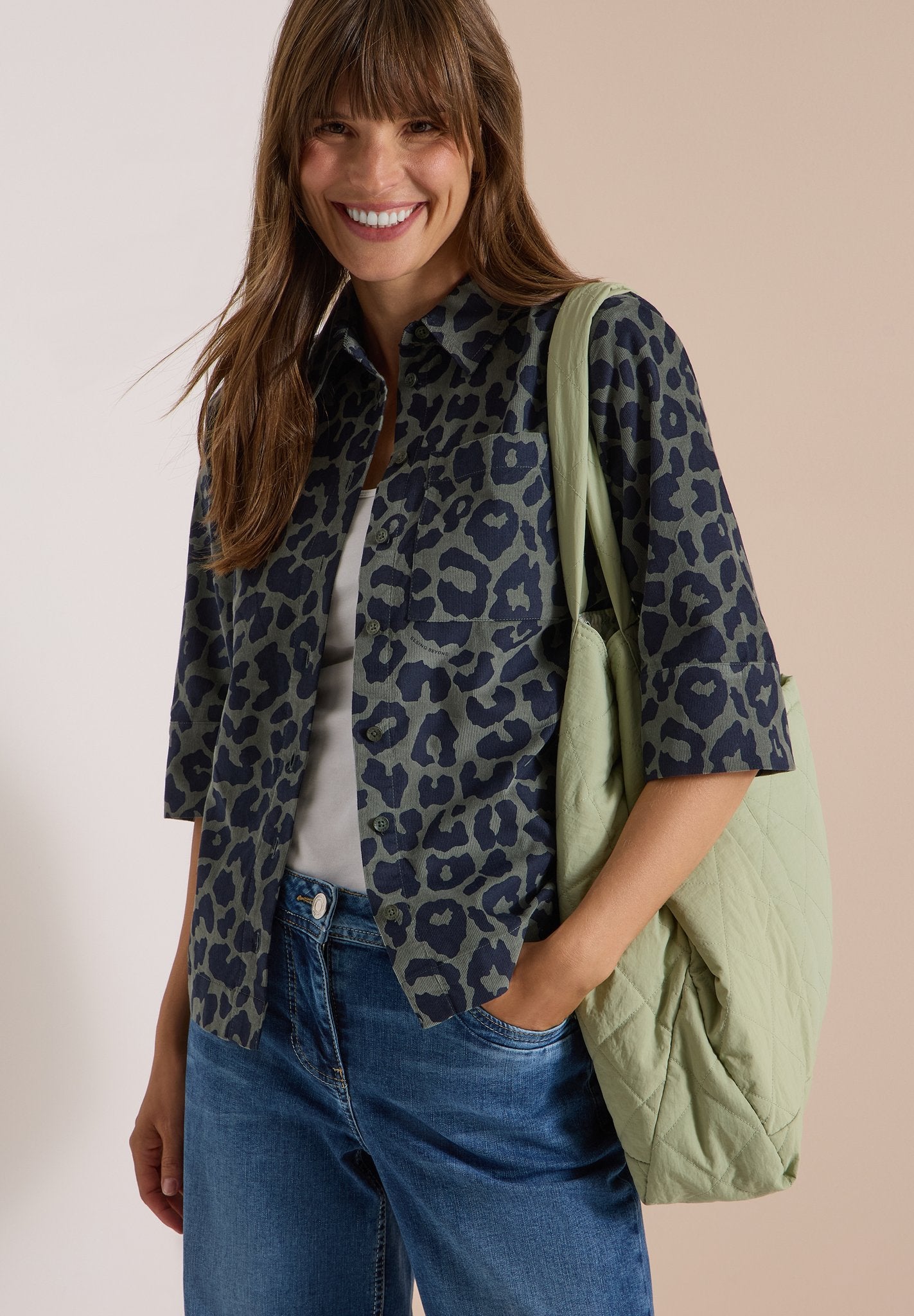 Cecil Damen Blusen Dried Oli