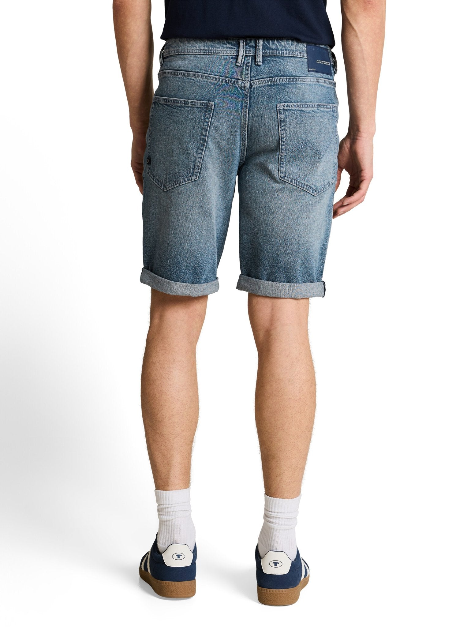 Tom Tailor denim Herren Shorts Used Mid Blue G