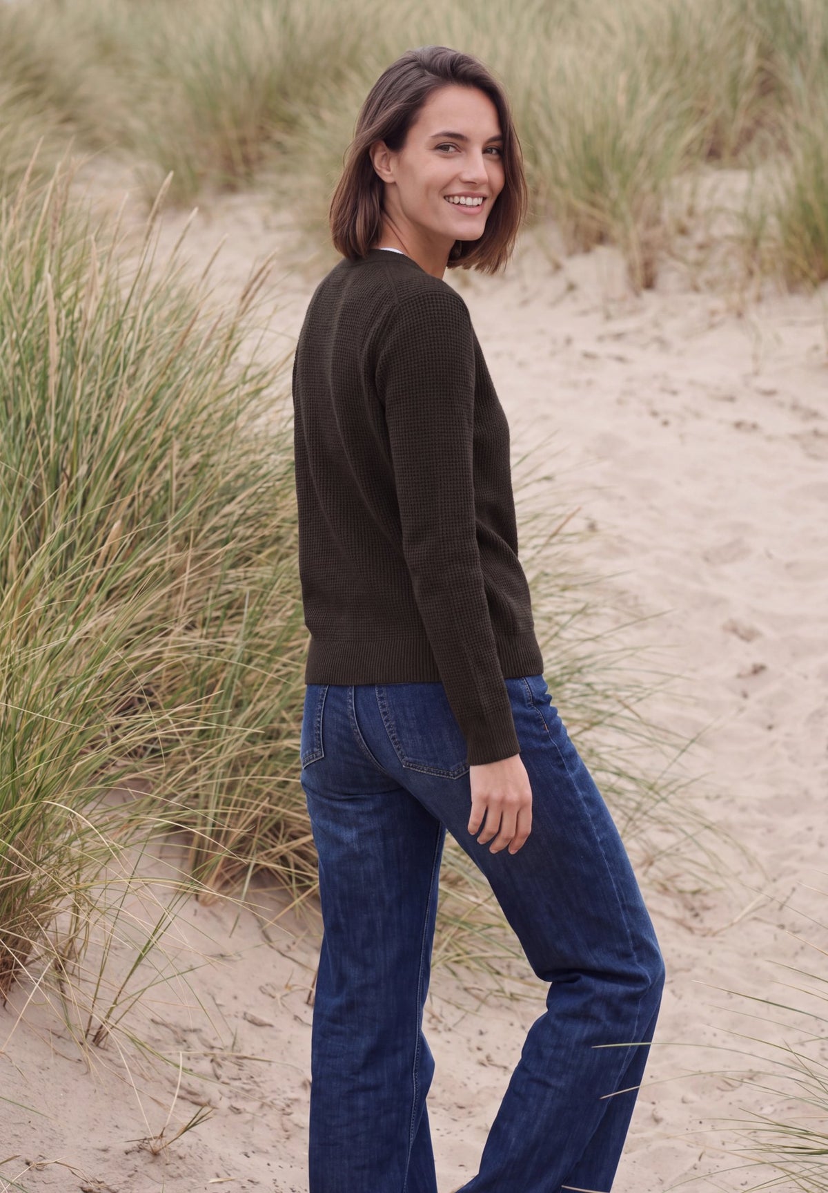Cecil Damen Pullover  Truffle B