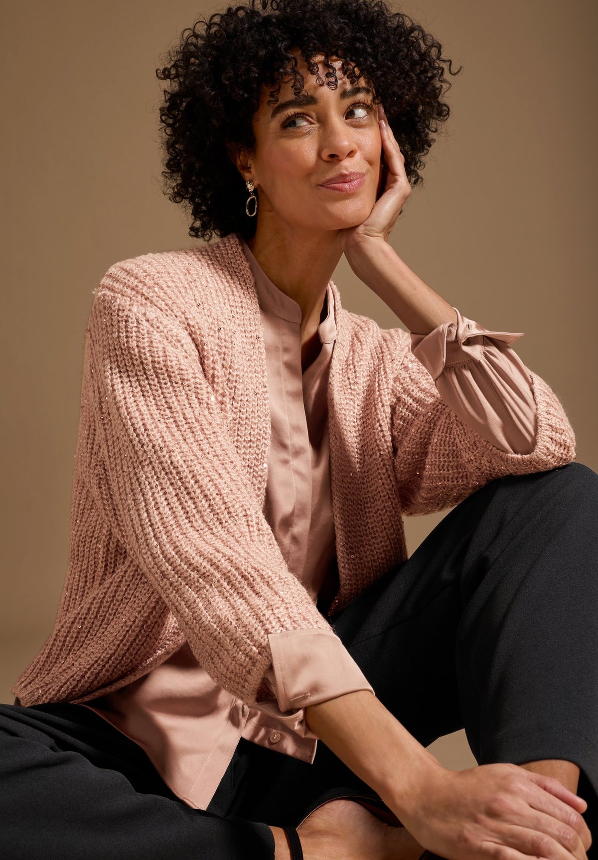 Bianca Damen Pullover Powder