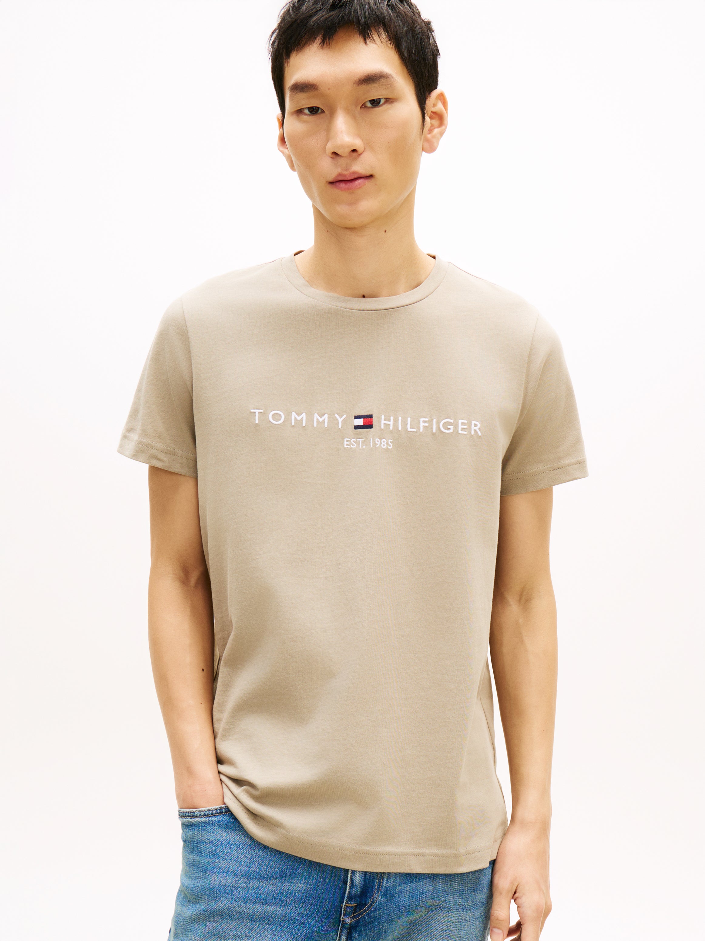 Tommy Hilfiger Herren T-Shirts kurz M Green