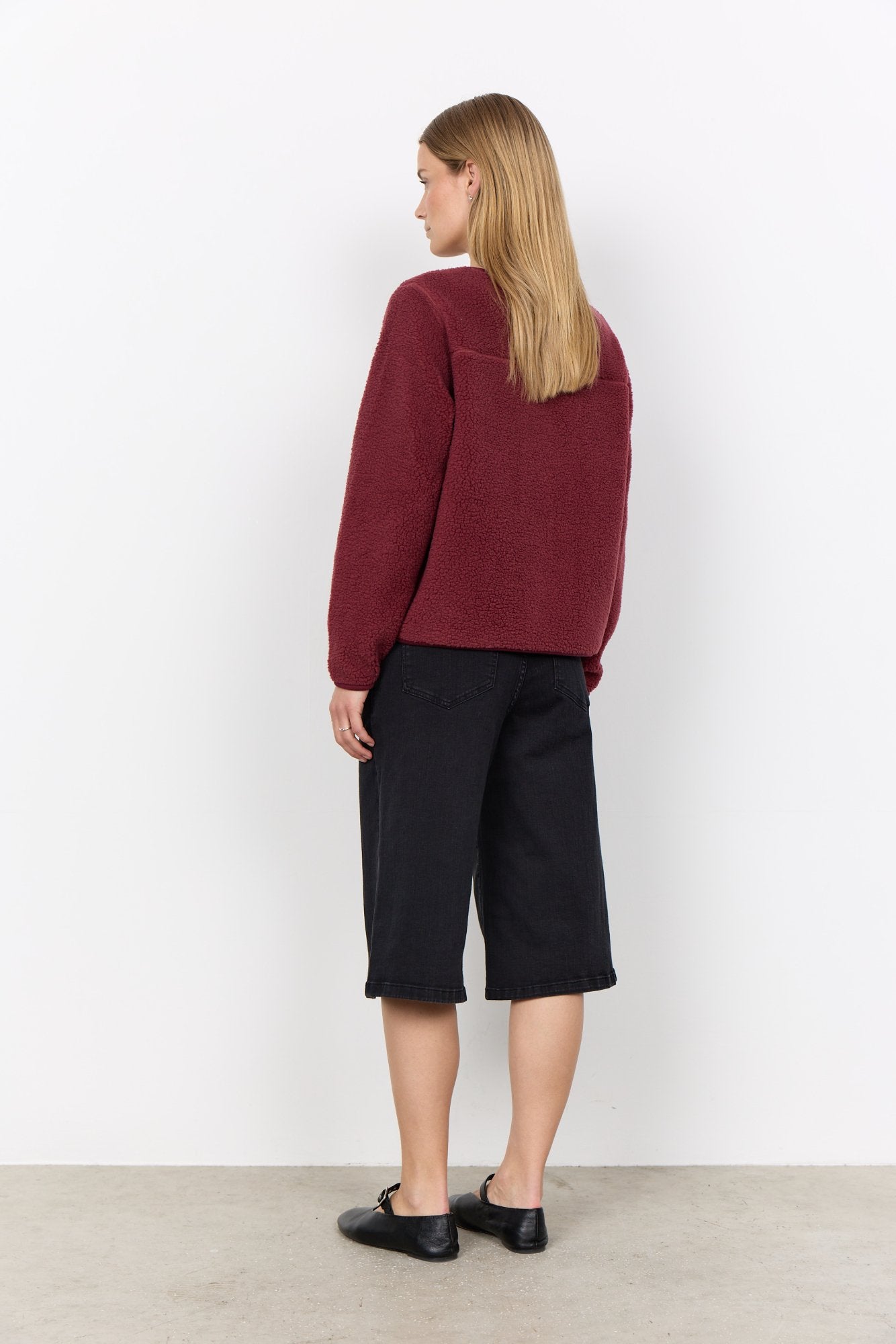 Soya Concept Damen Strickjacken Oxblood Red