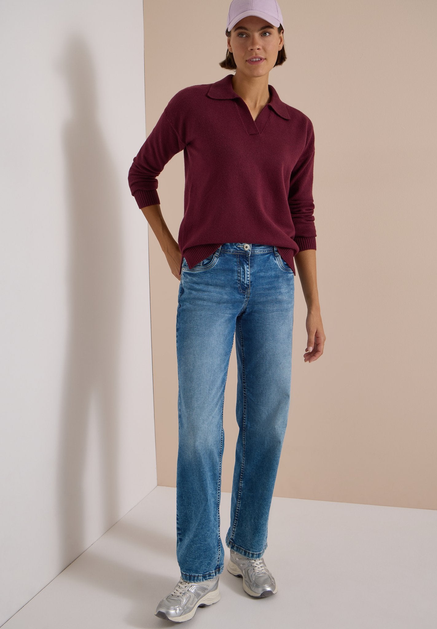 Cecil Damen Pullover  Red Wine