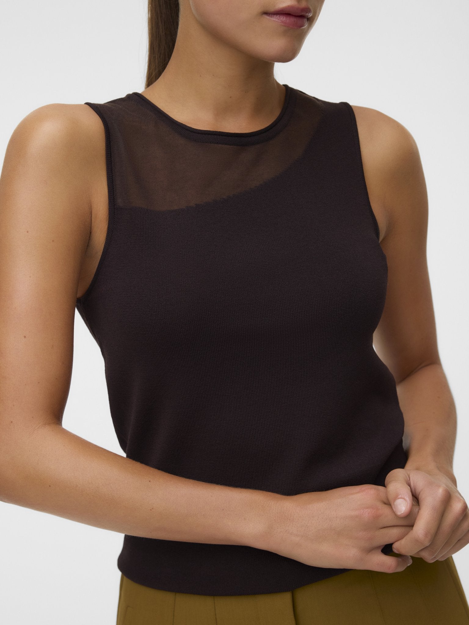Vero Moda Damen Pullover Chocolate Torte