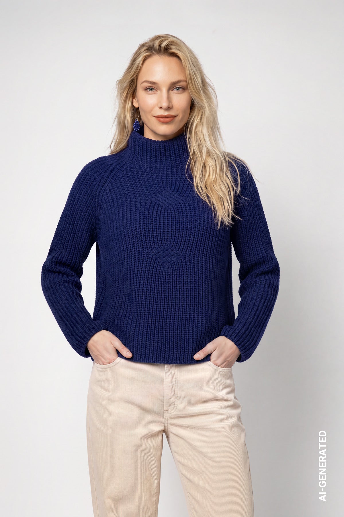 Monari Damen Pullover  Classic Nav