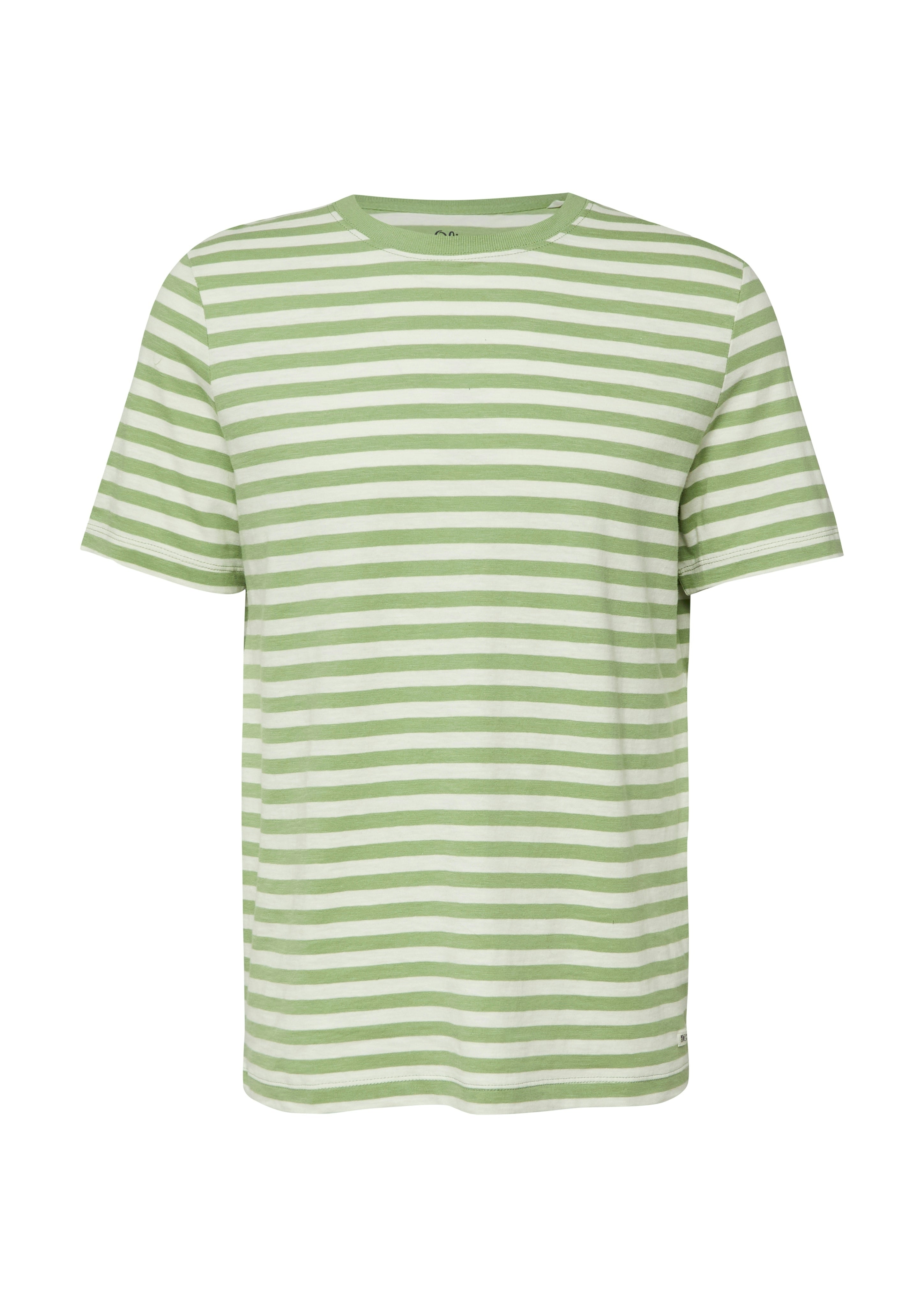S. Oliver red Herren T-Shirts kurz Green