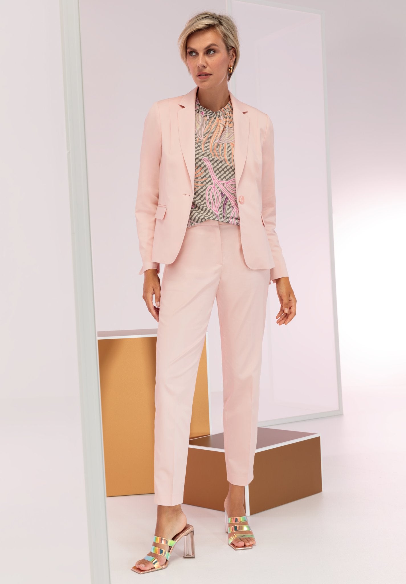 Bianca Damen Hosen Peach