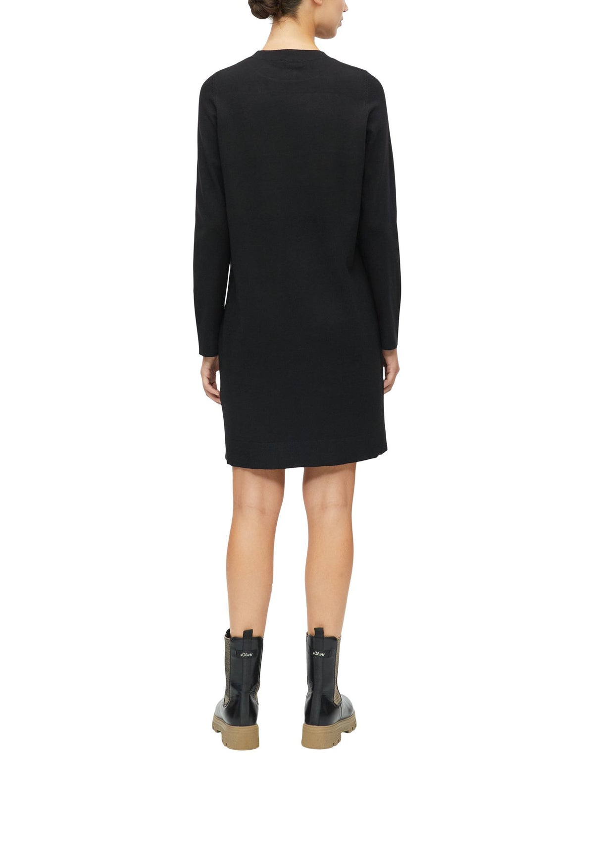 S. Oliver red Damen Kleider Grey/Black