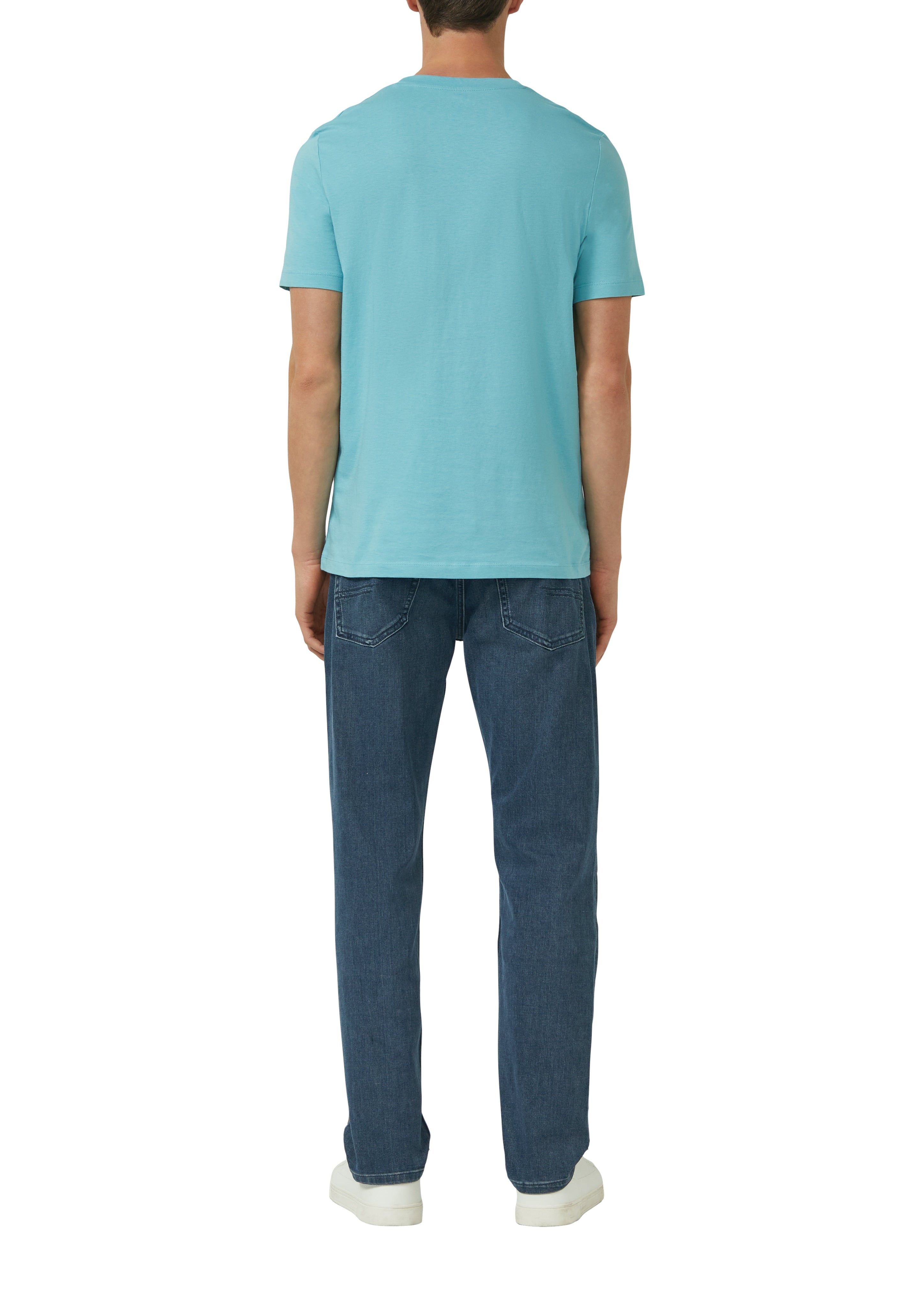 S. Oliver red Herren T-Shirts kurz Blue Green