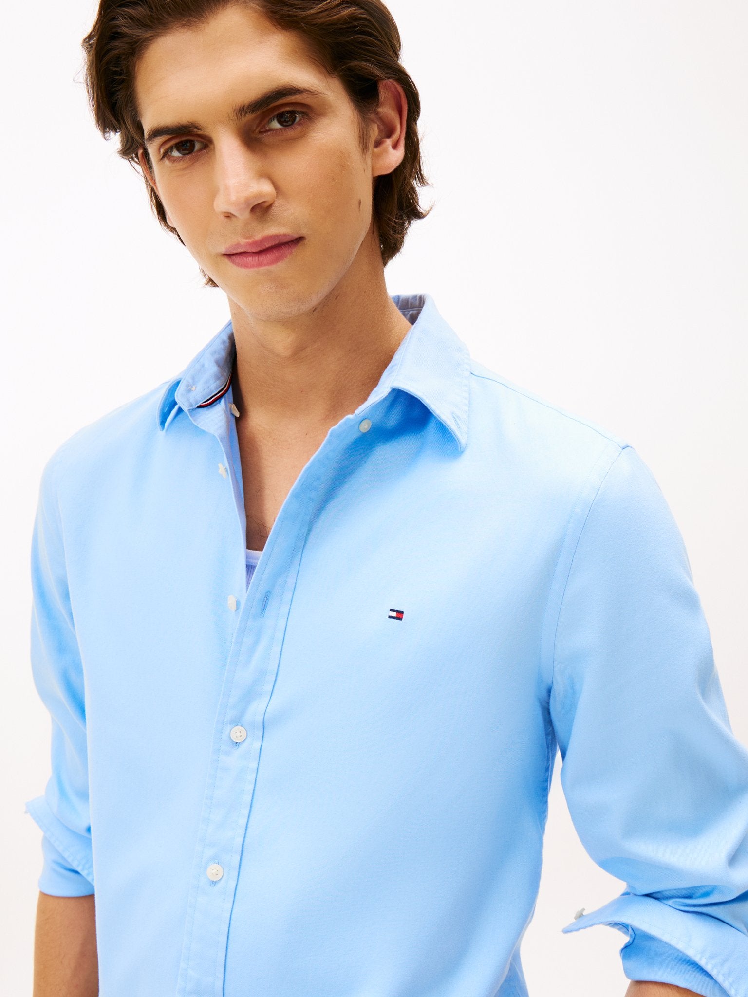 Tommy Hilfiger Herren Hemden Cz Blue
