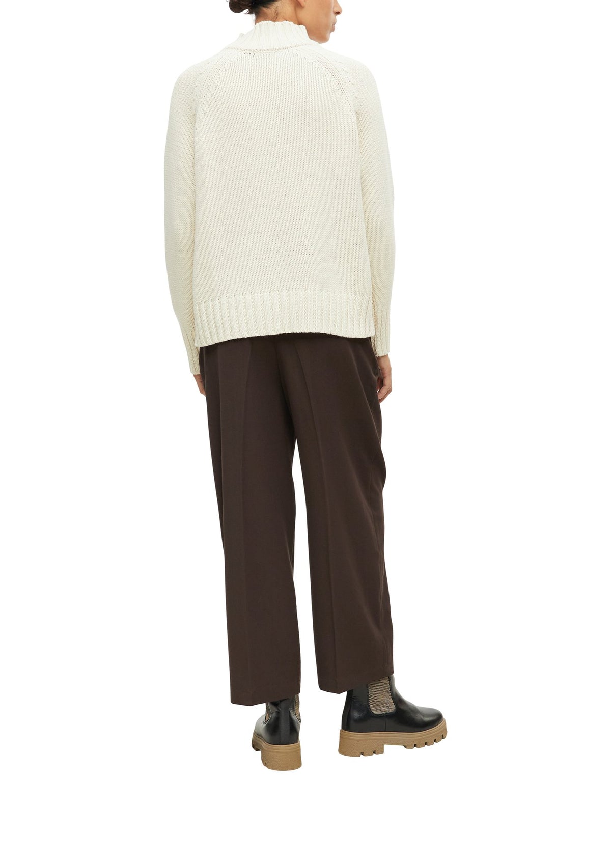 S. Oliver red Damen Pullover White