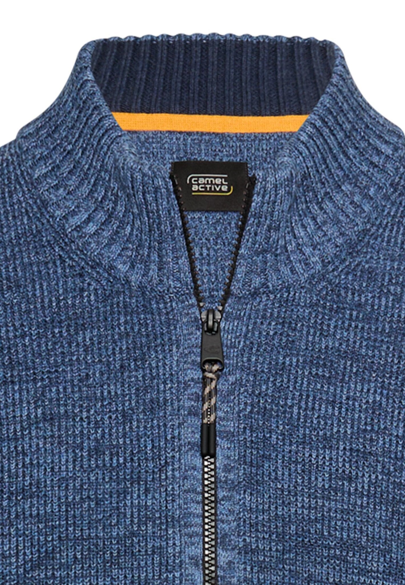 Camel active Herren Strickjacken  Tinted Blue