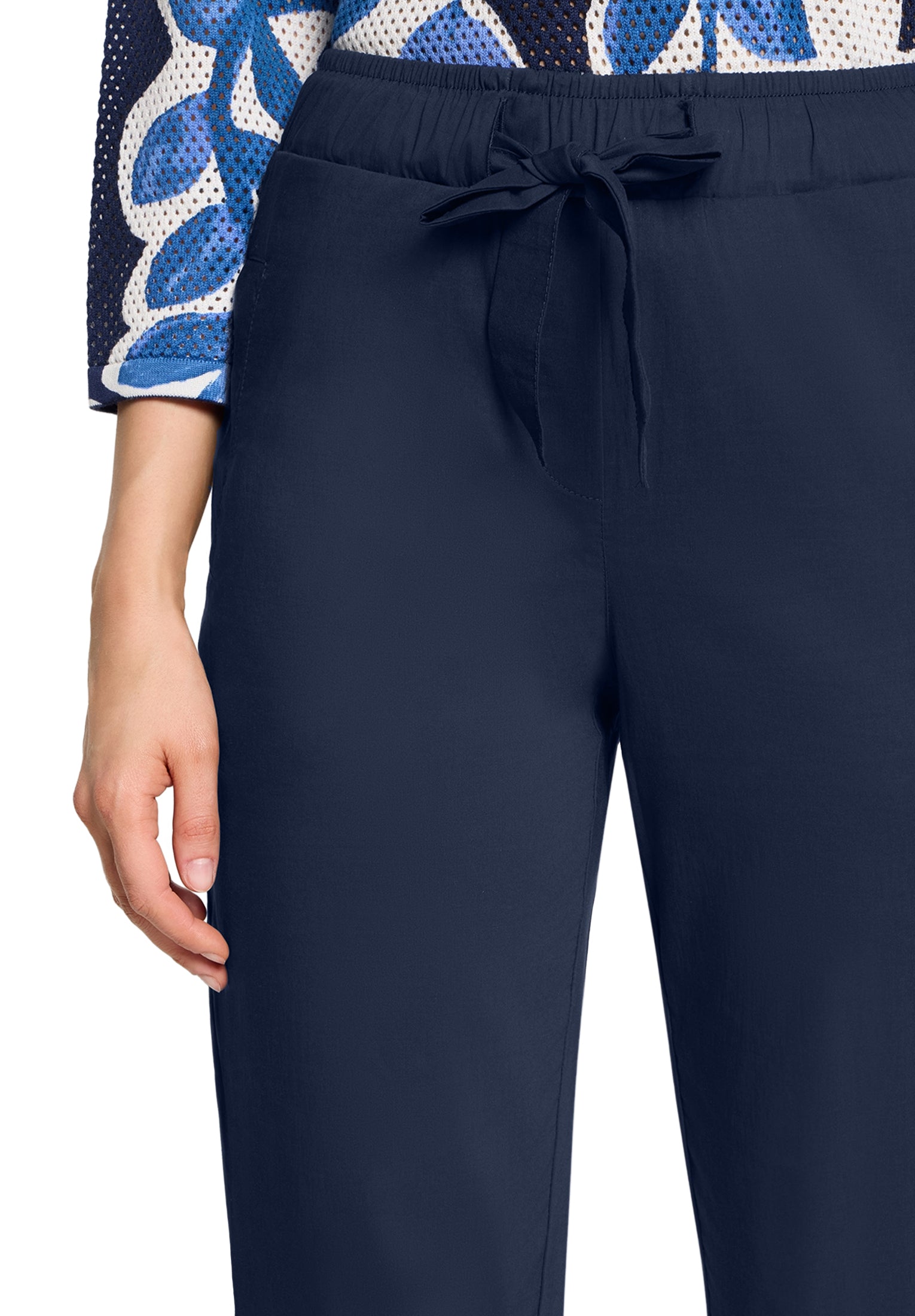 Betty & Co Damen Hosen Navy Blue