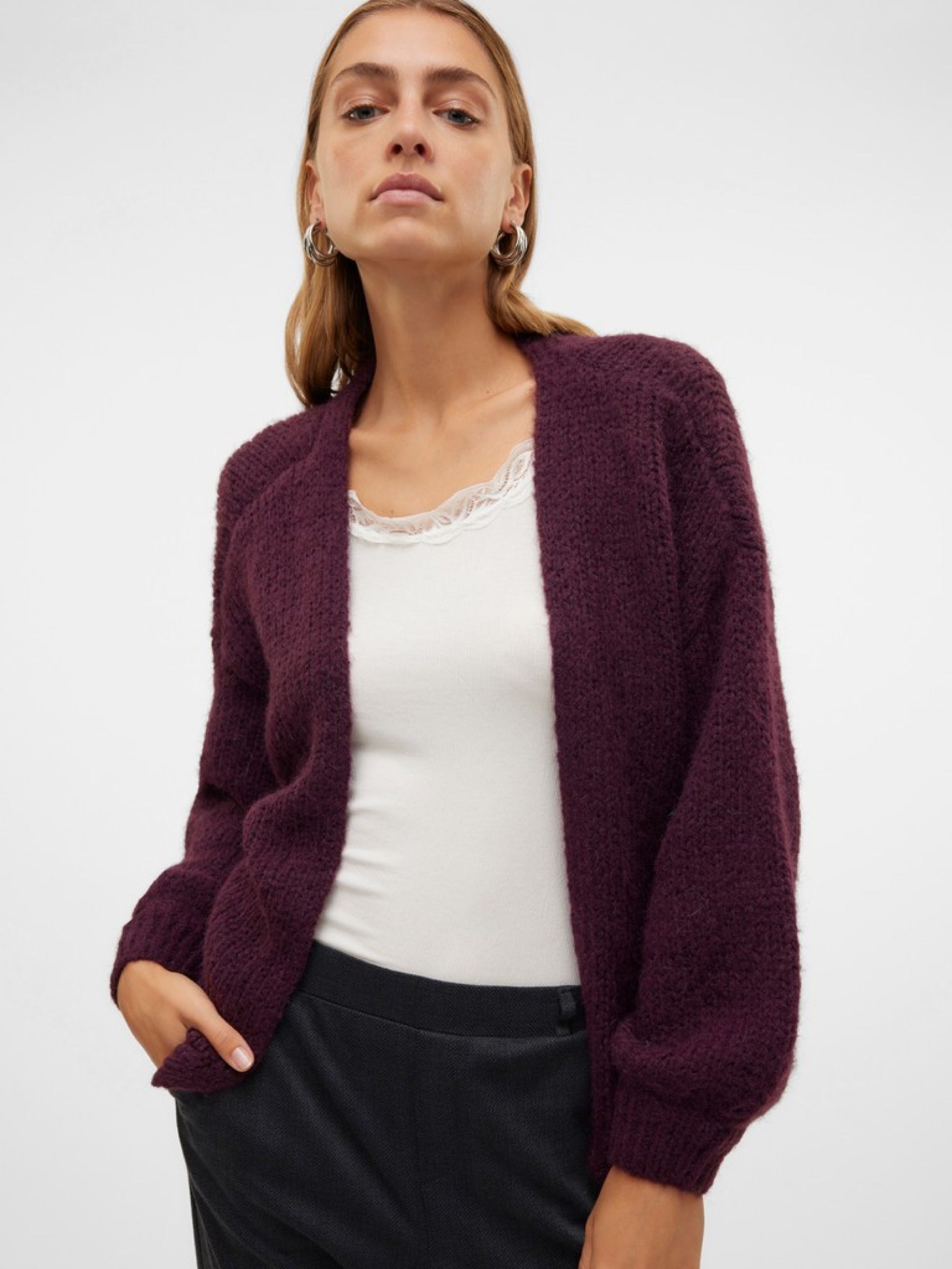 Vero Moda Damen Strickjacken Winetasting