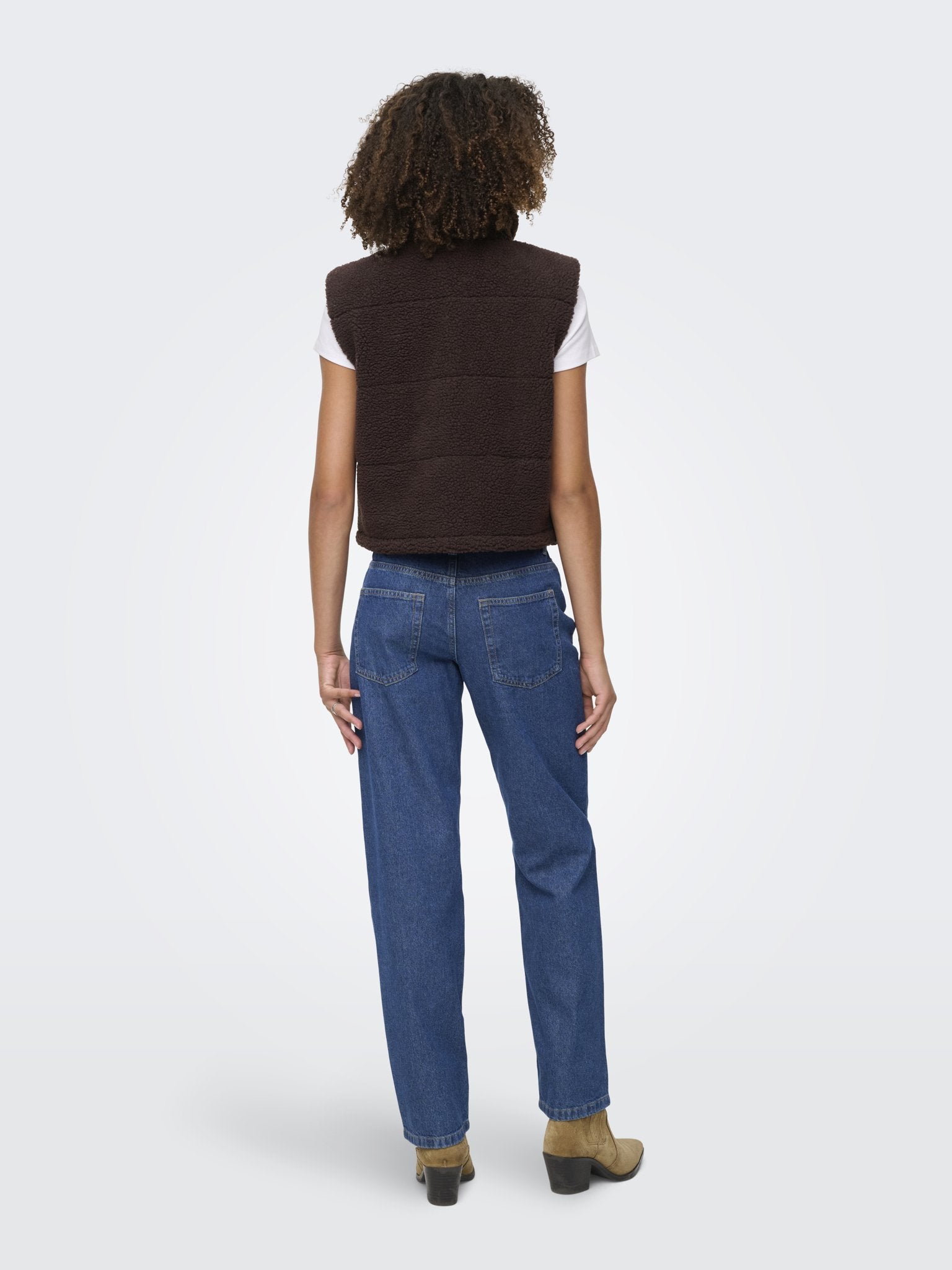 only Damen Outdoorwesten Seal Brown