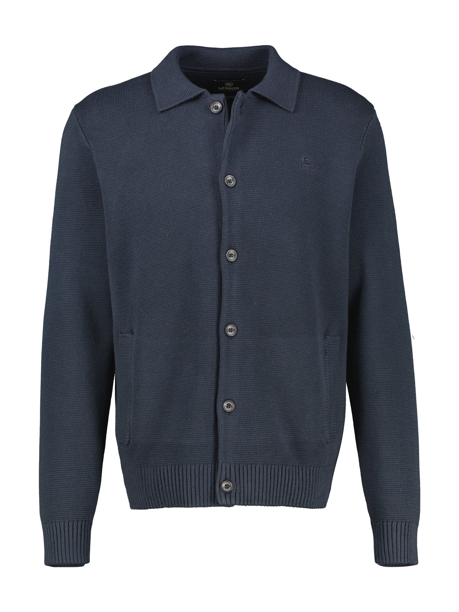 Lerros Herren Strickjacken Classic Navy