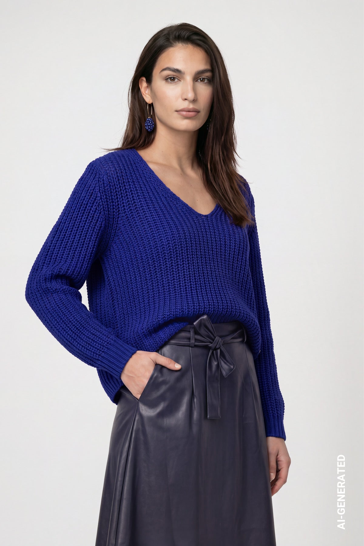 Monari Damen Pullover  Royal Blue