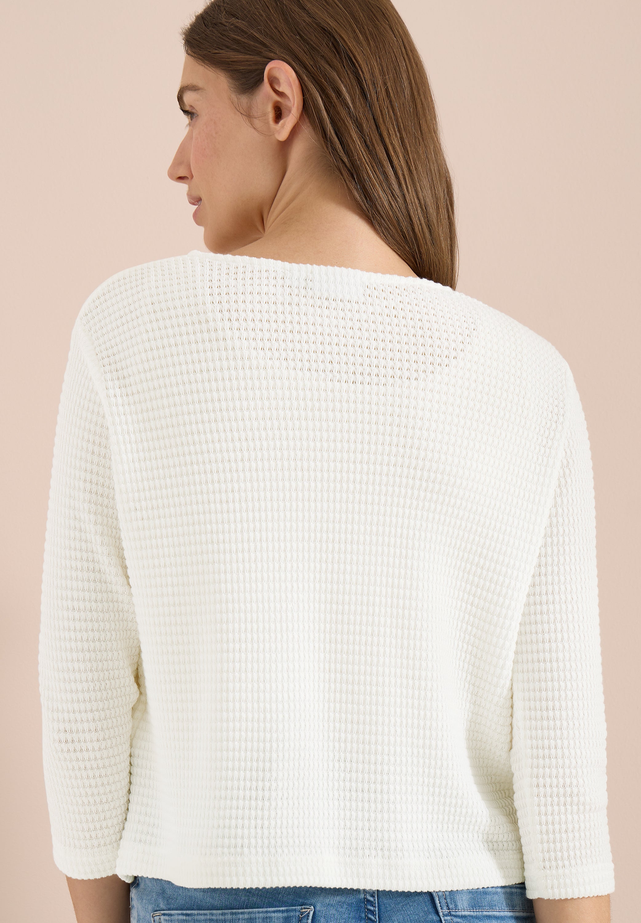 Cecil Damen T-Shirts Vanilla W