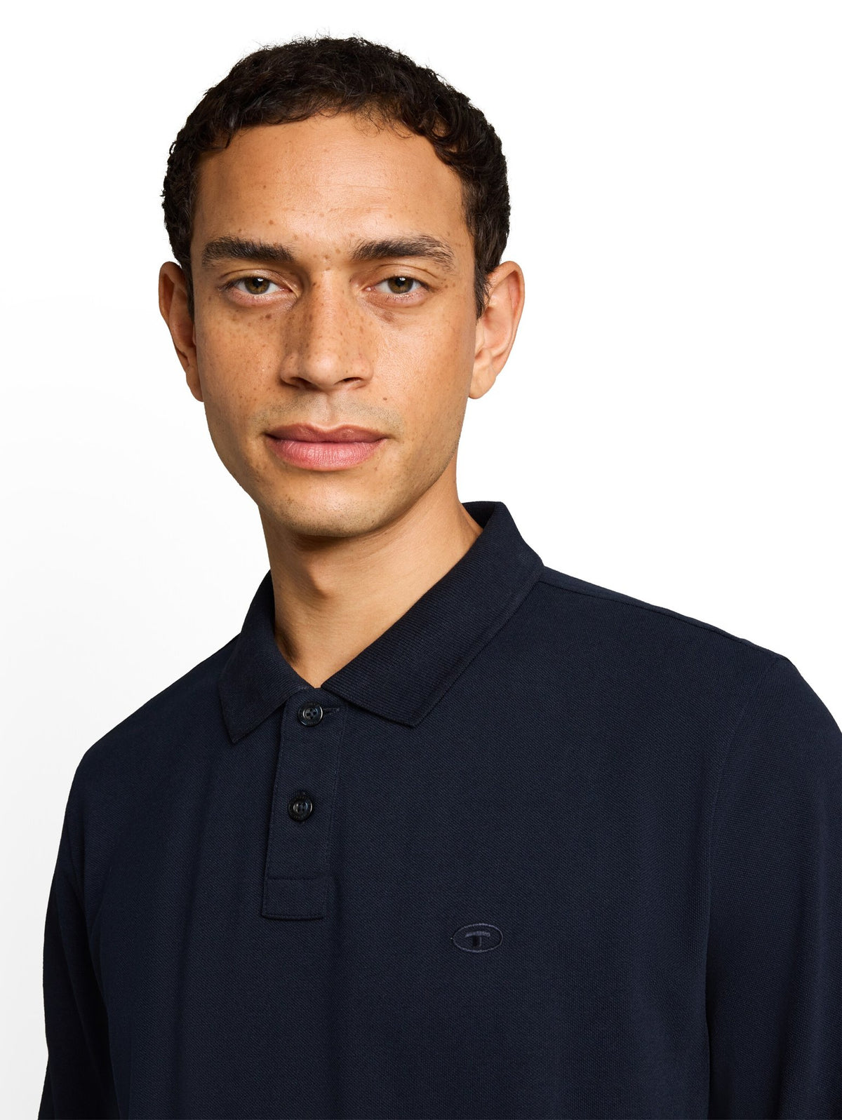 Tom Tailor Herren Polo-Shirts Sky Captain Blu