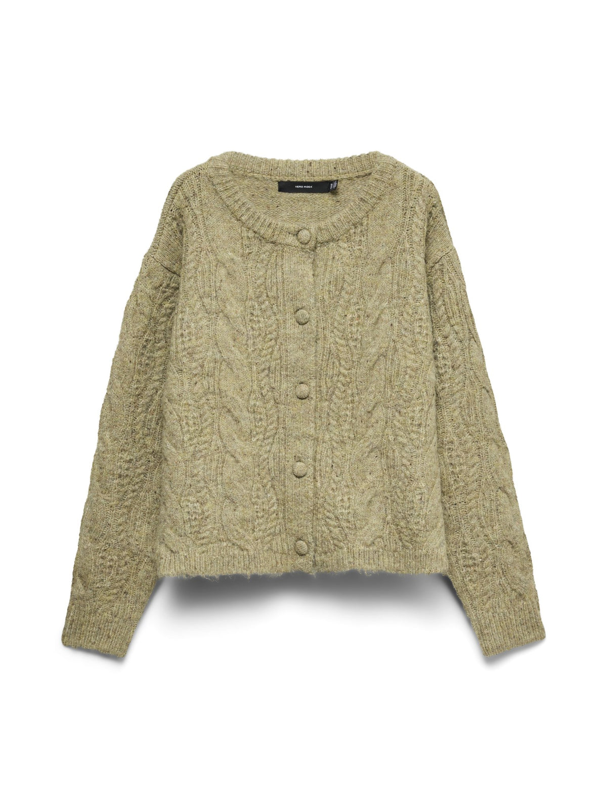 Vero Moda Damen Strickjacken Oil Green/Melan