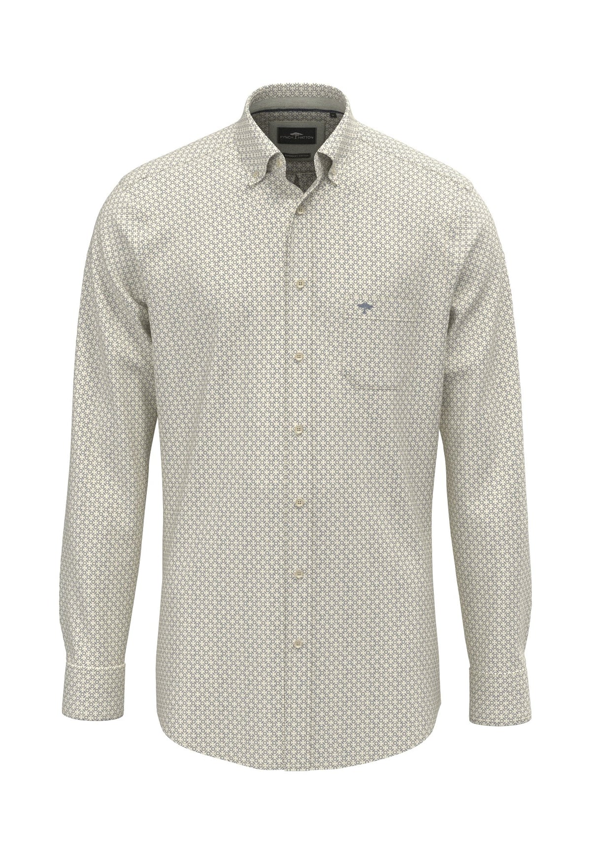 Fynch-Hatton Herren Hemden Air Blue