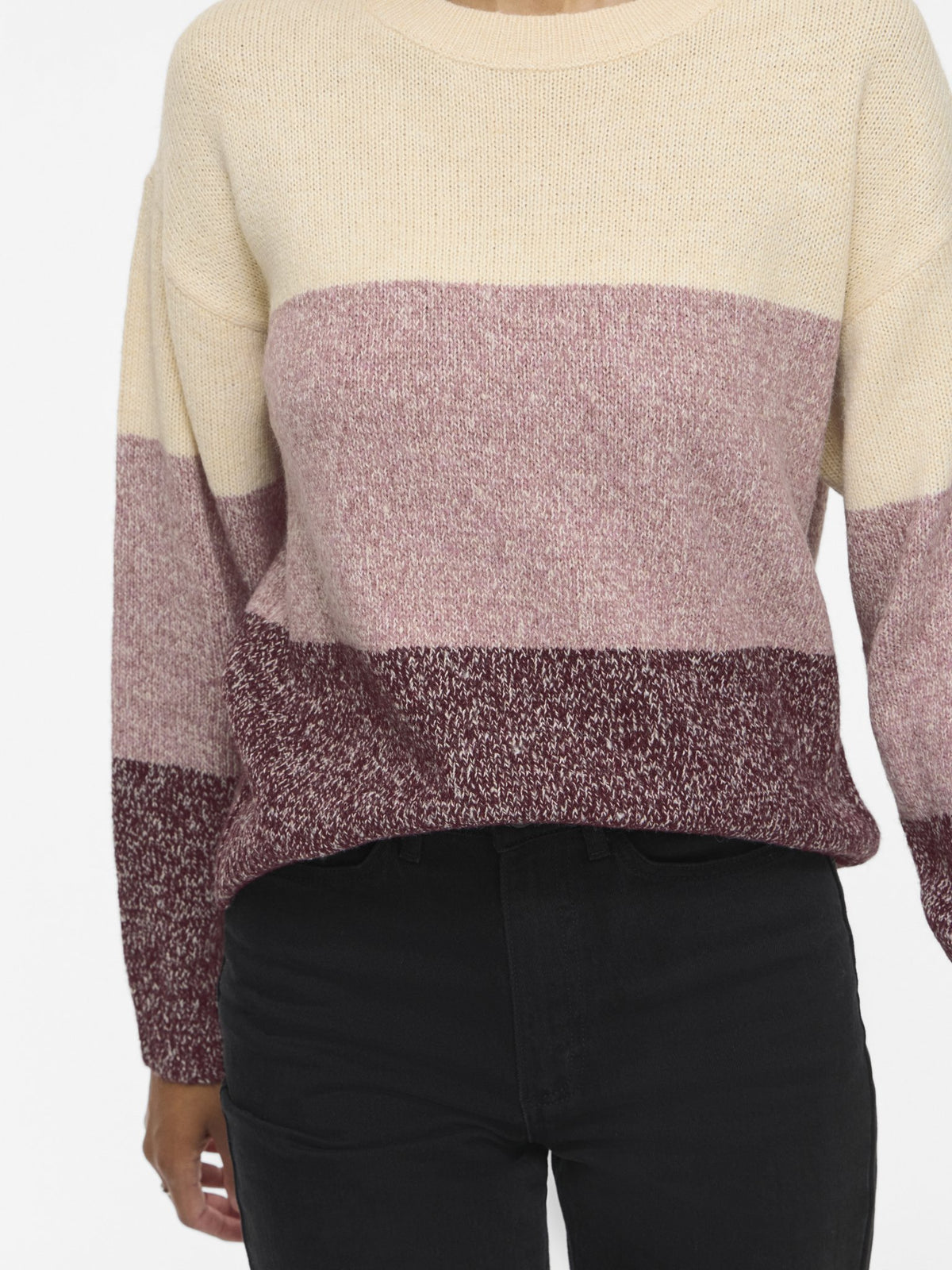 Vila Damen Pullover Birch/Nostalgia