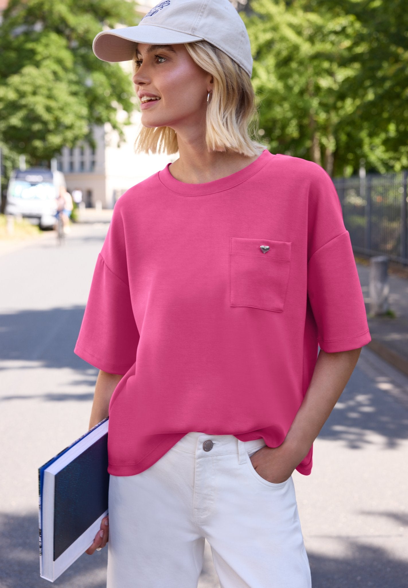 Street One Studio Damen T-Shirts  Ruby Rasp