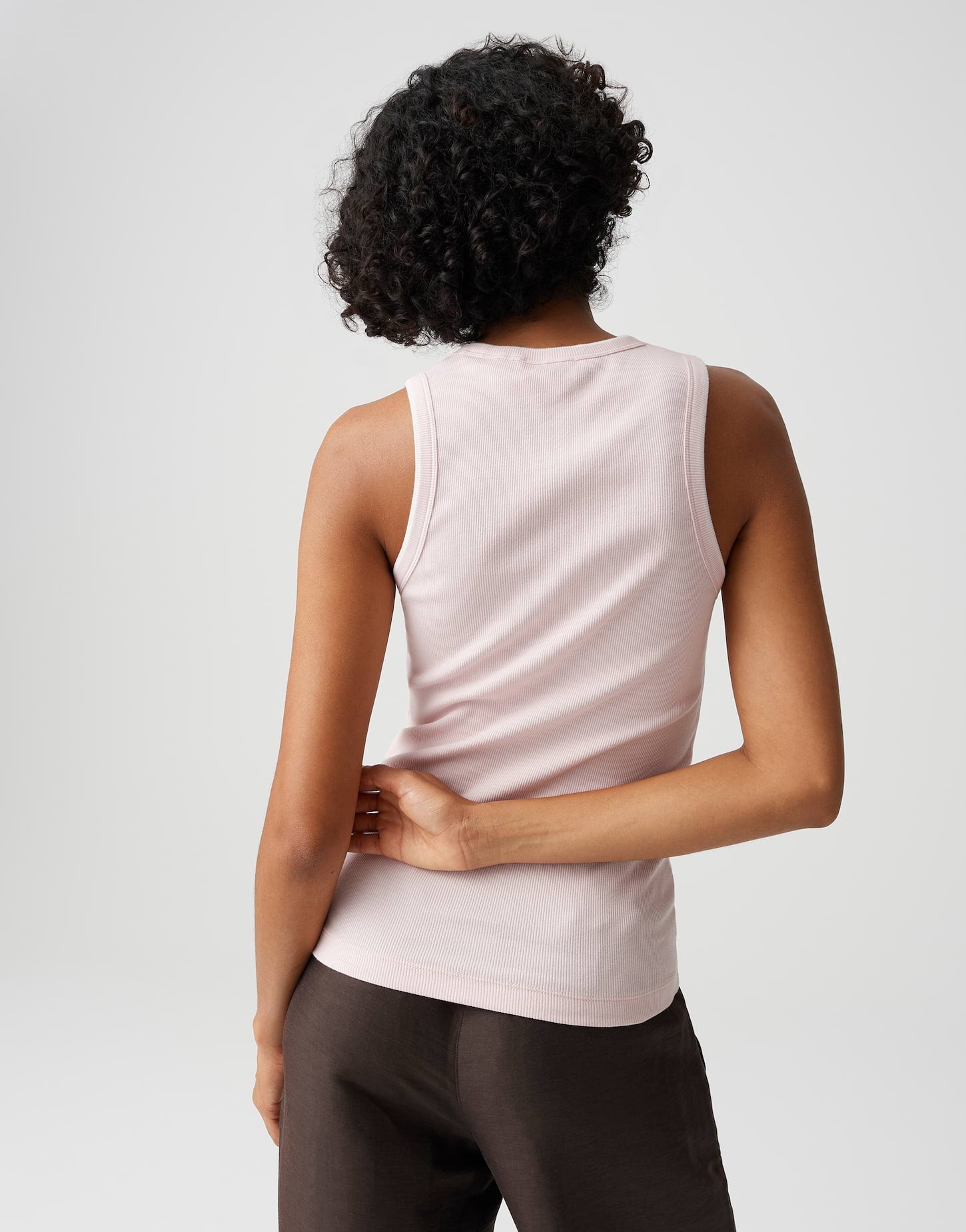 Opus Damen T-Shirts Rose Tint