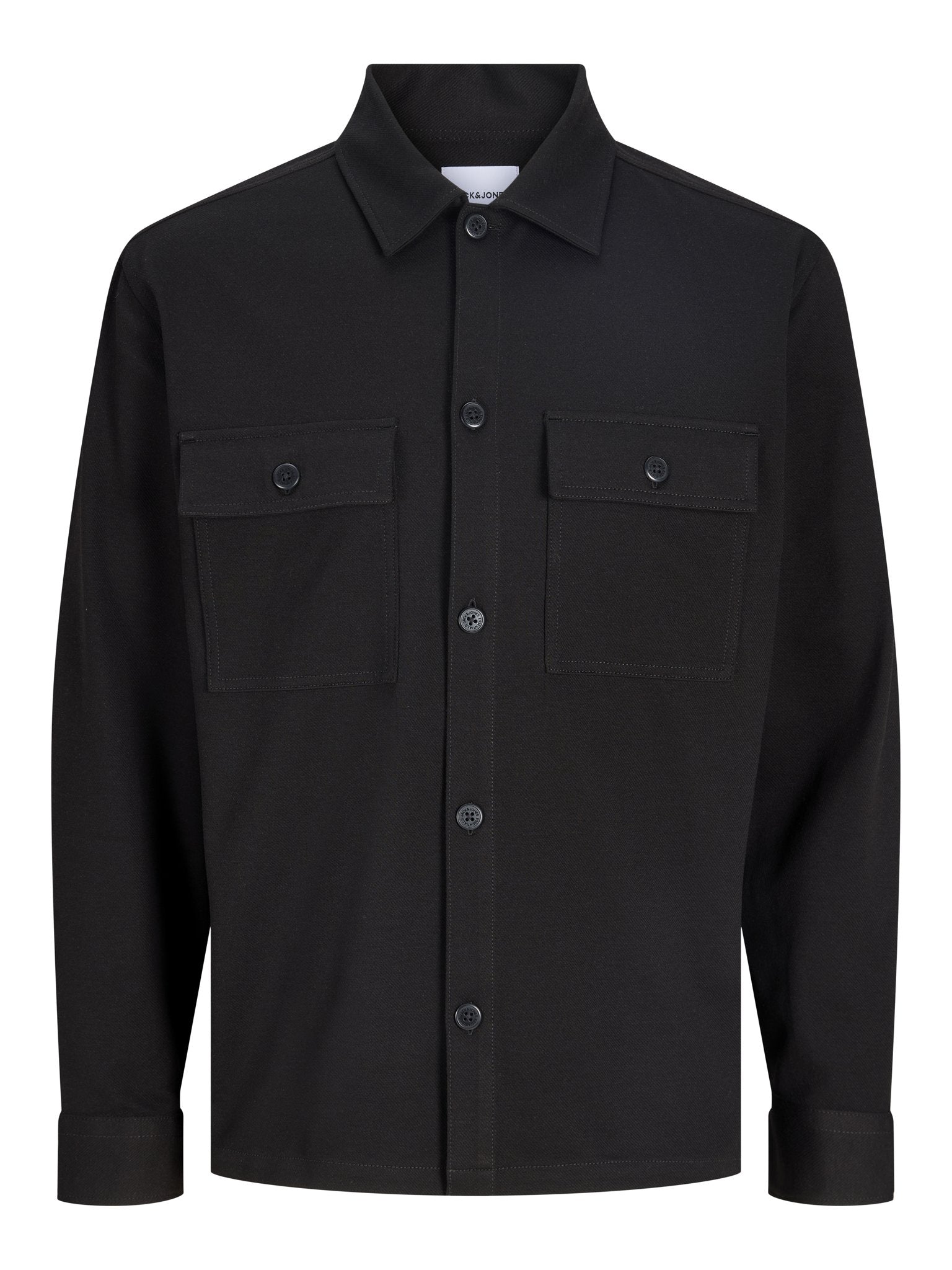 Jack & Jones Herren Hemden lang Black