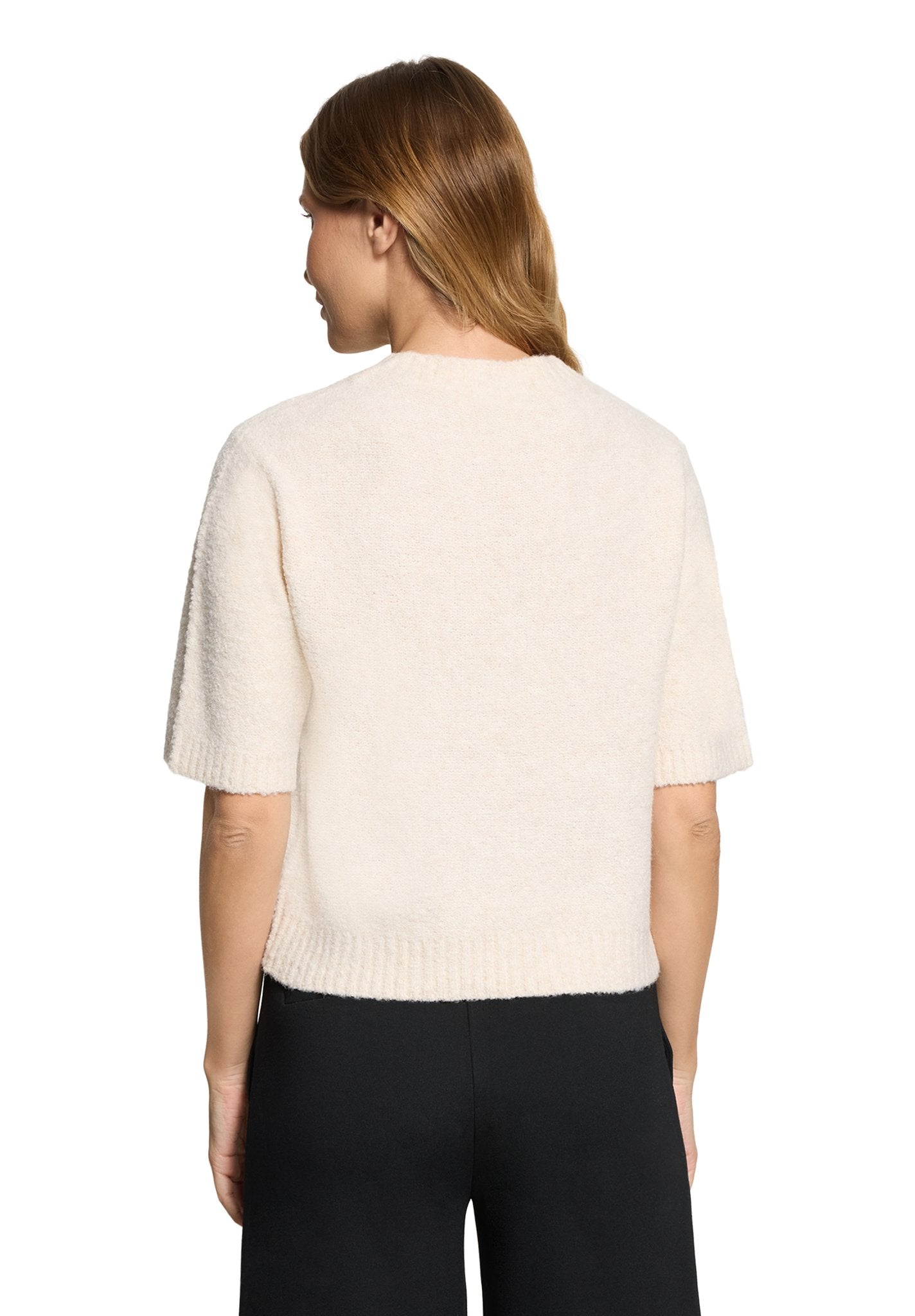 Betty & Co Damen Pullover Bright Cream Me