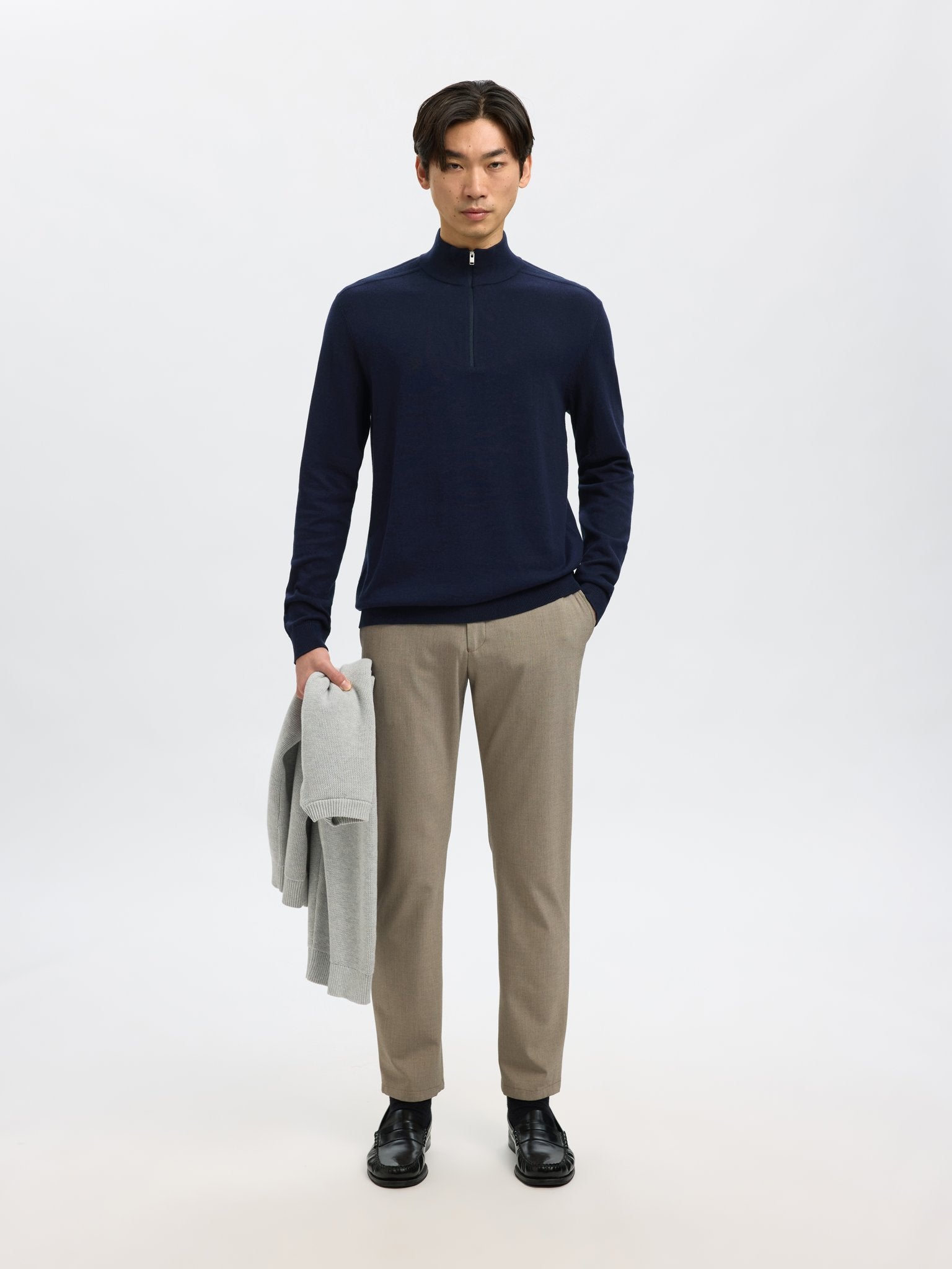 Selected homme Herren Pullover  Navy
