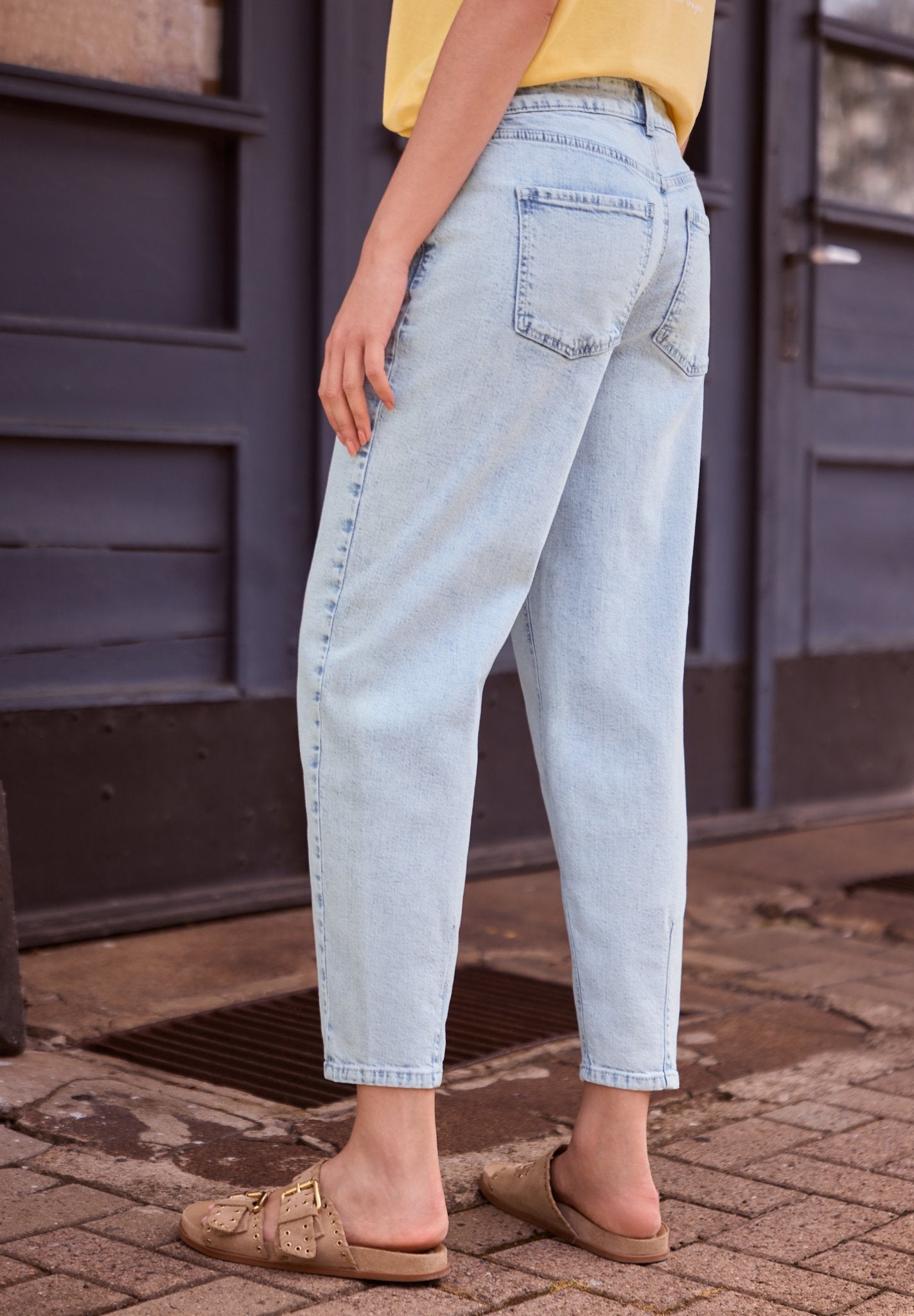 Street One Studio Damen Hosen  Bleached