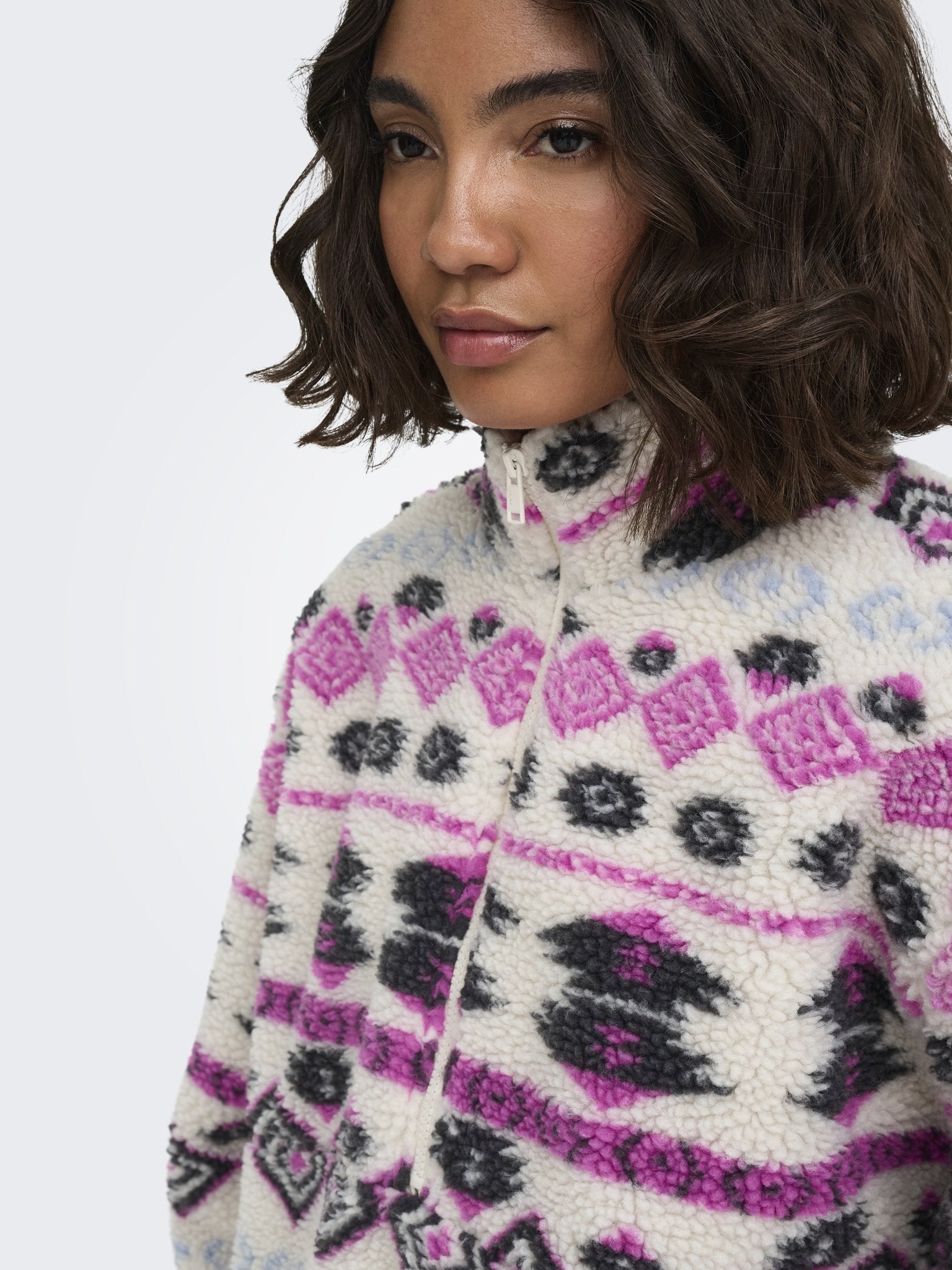 only Damen Sweatshirts Birch/Aztec Fij