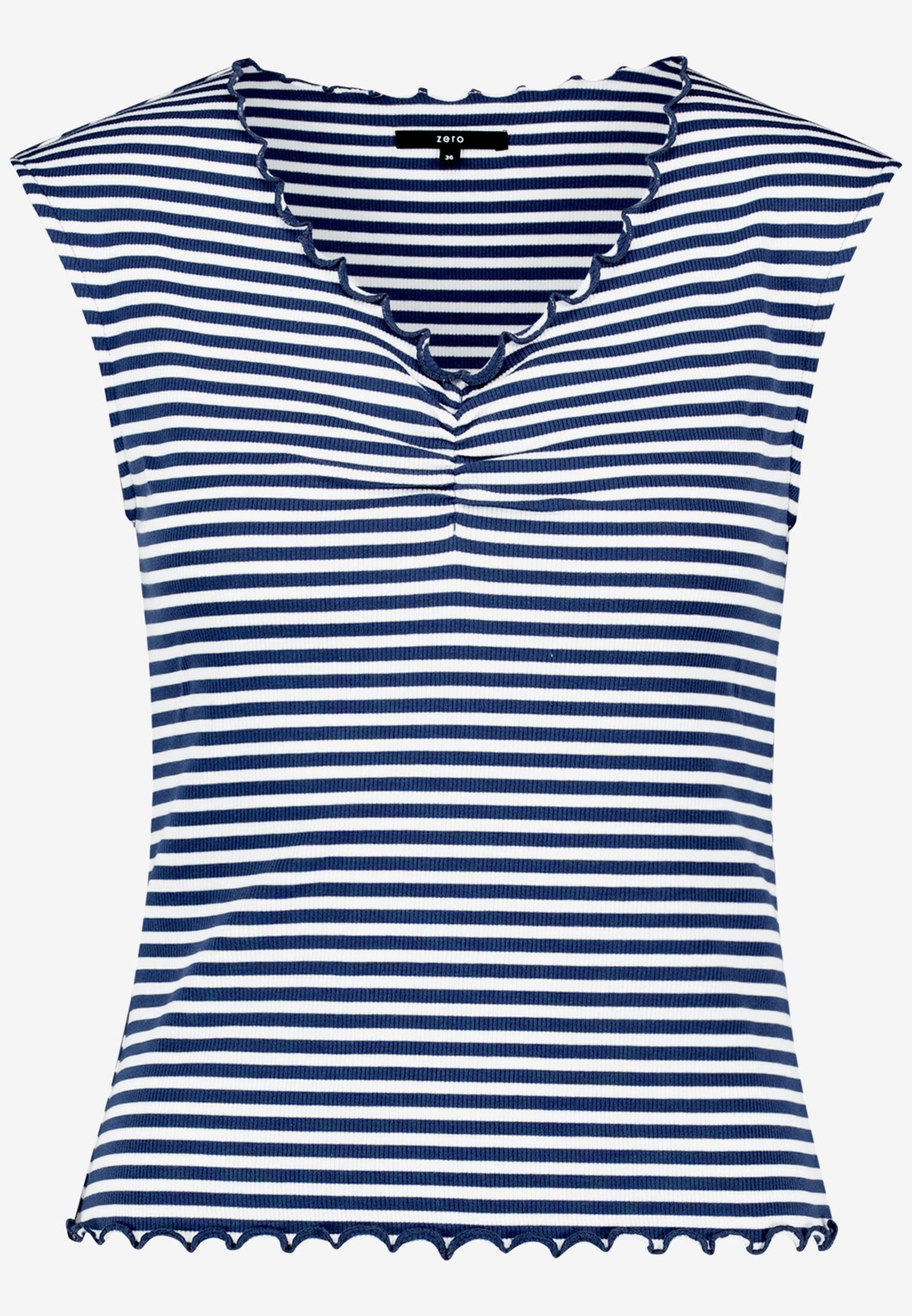 Zero Damen Tops Blue/White