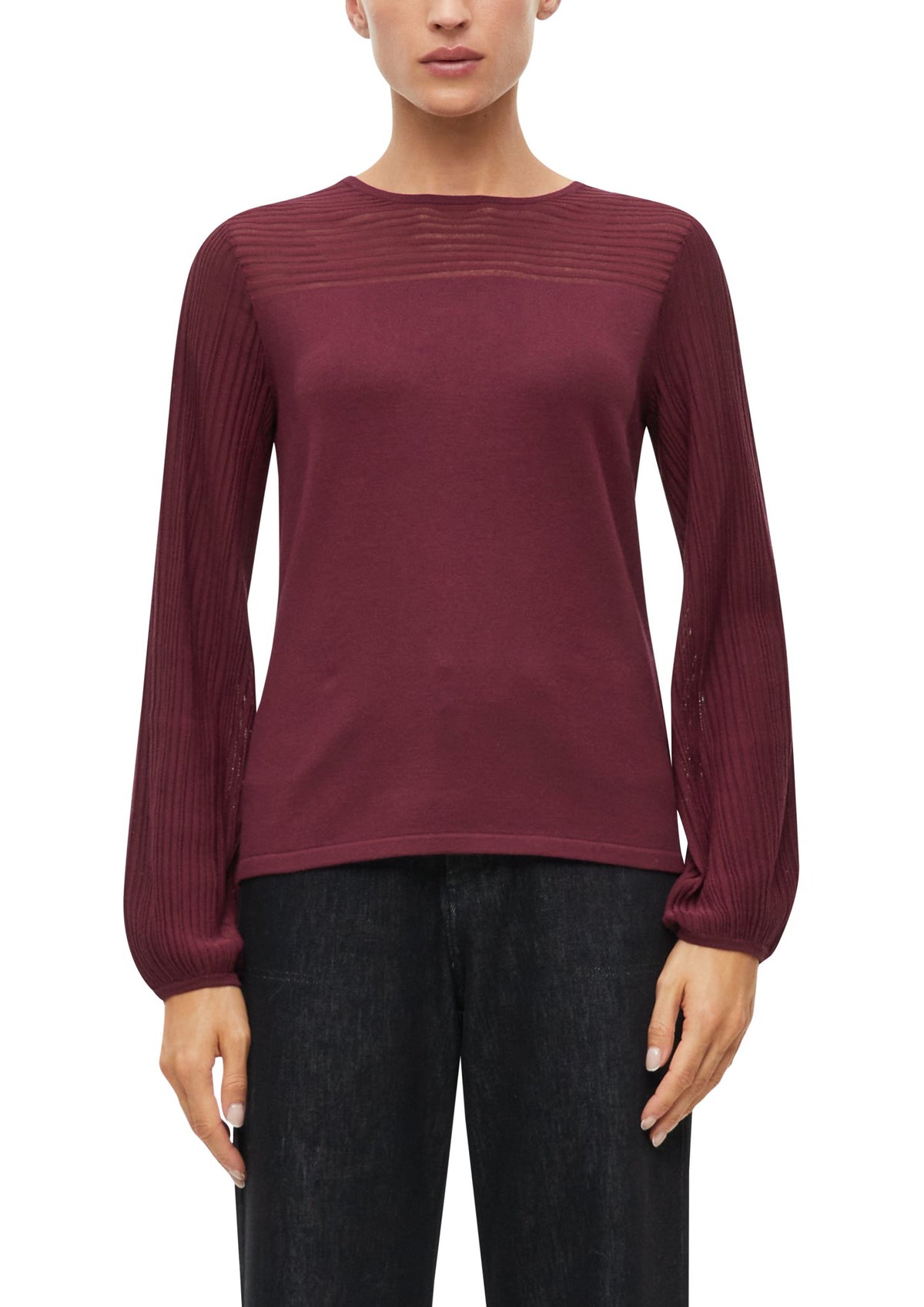 S. Oliver black Damen Pullover  Lilac/Pink