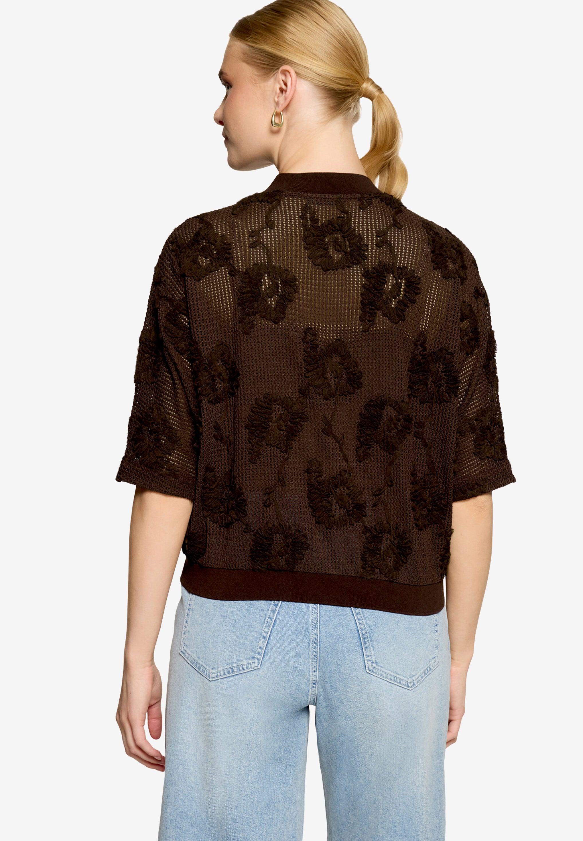 Zero Damen Blazer Chocolate Plum