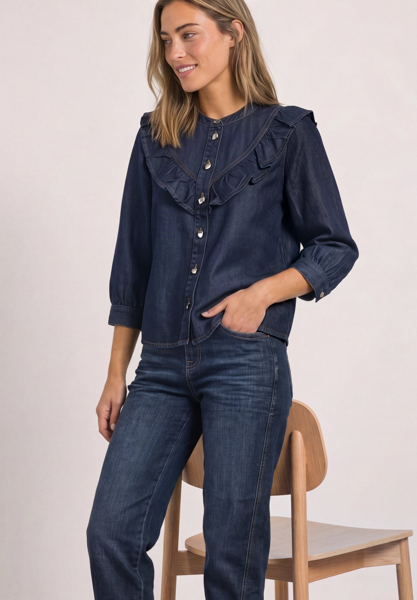 Street One Damen Blusen  Dark Blue