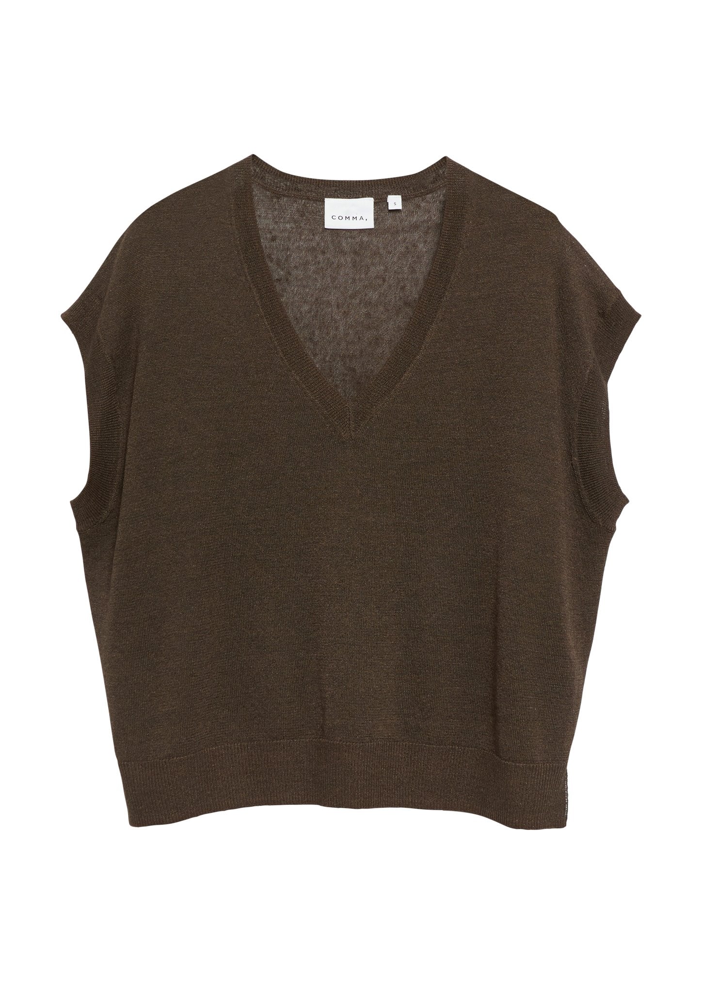 Comma Damen Pullover Brown