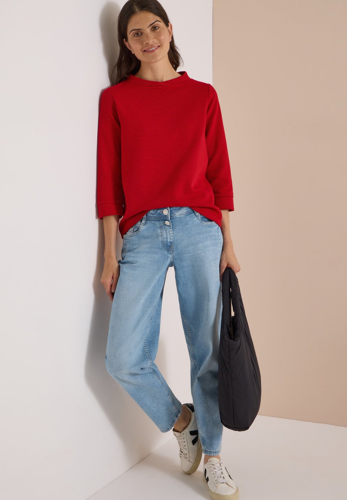 Cecil Damen T-Shirts  Flame Red