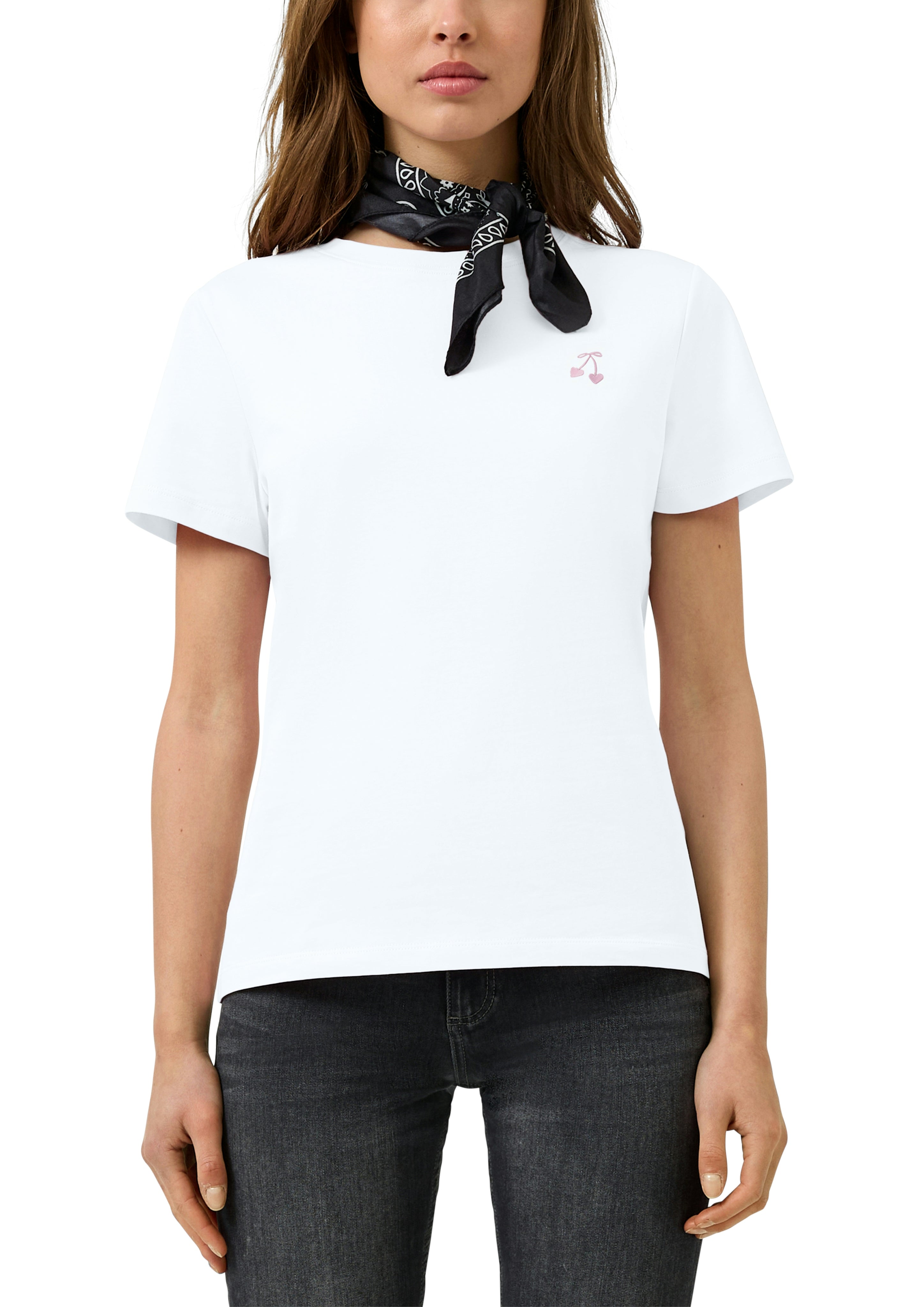 QS by S.Oliver Damen T-Shirts White