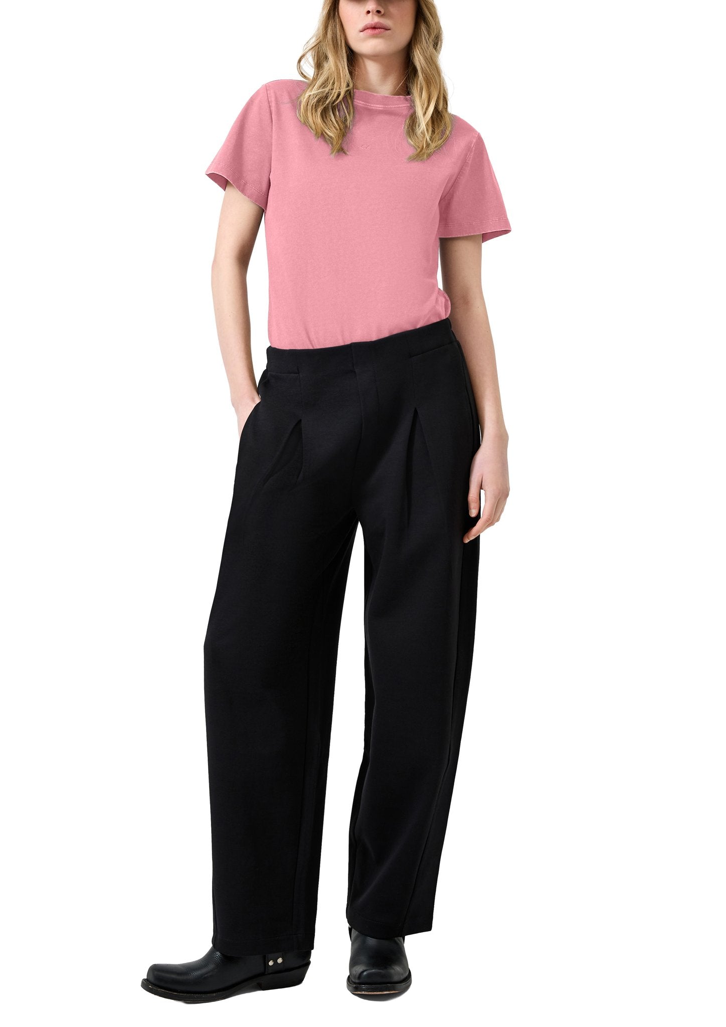 QS by S.Oliver Damen T-Shirts  Lilac/Pink