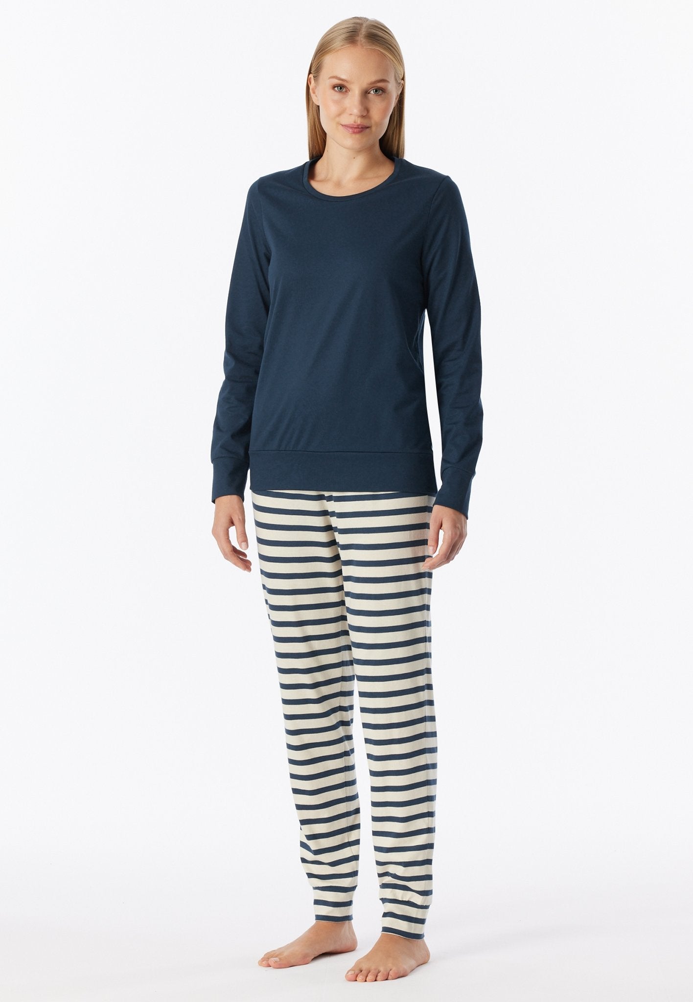 Schiesser Schlafanzug Deep Blue