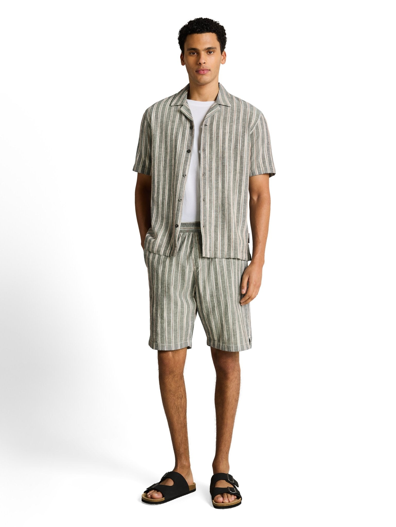 Tom Tailor denim Herren Shorts Sea Spray Green