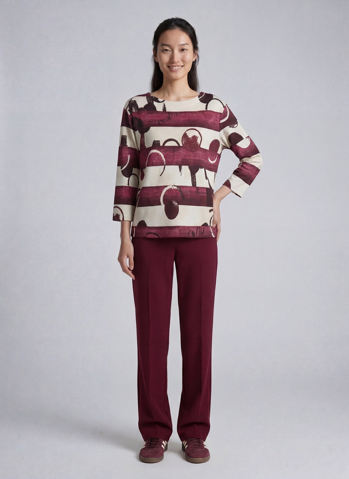 Rabe Damen T-Shirts Merlot