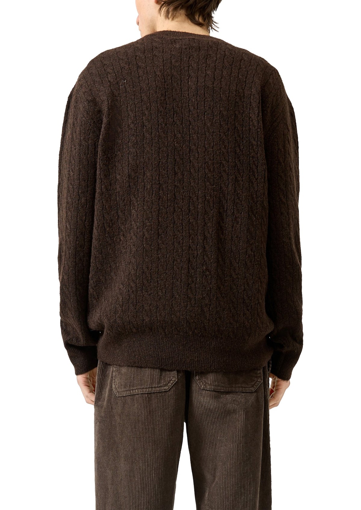 QS by S.Oliver Herren Pullover  Brown