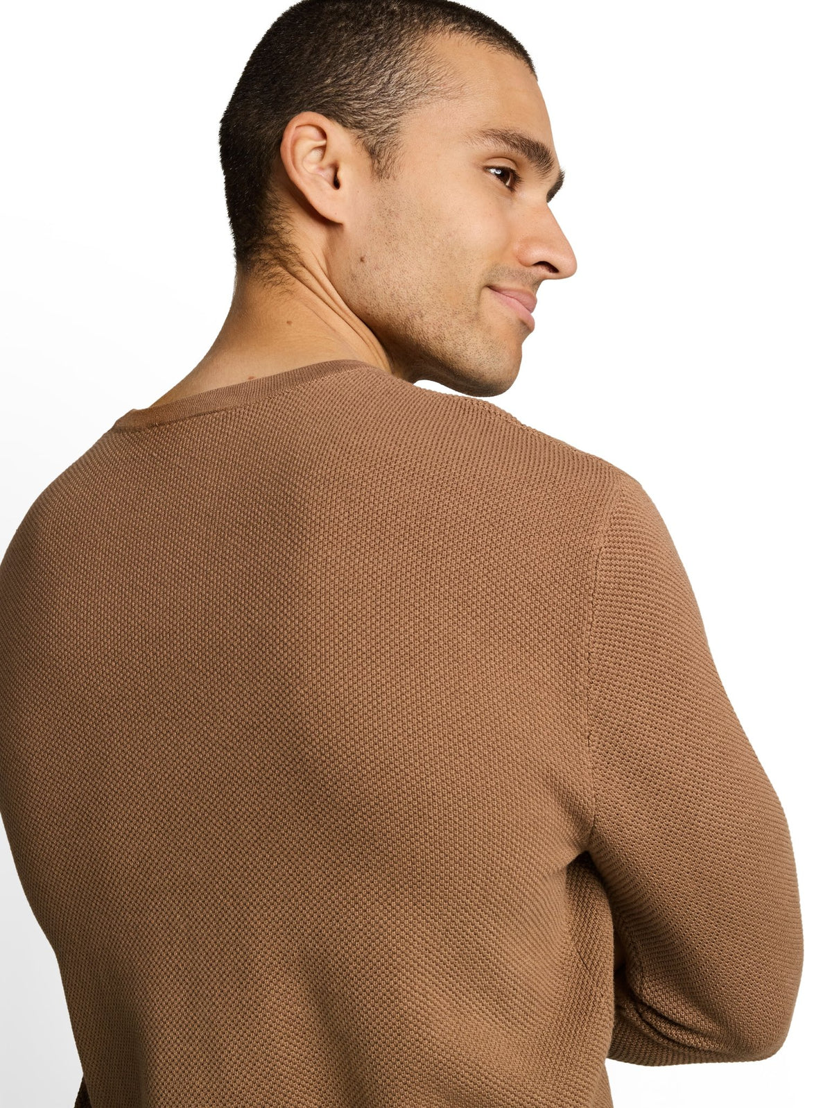 Tom Tailor denim Herren Pullover Malt Brown