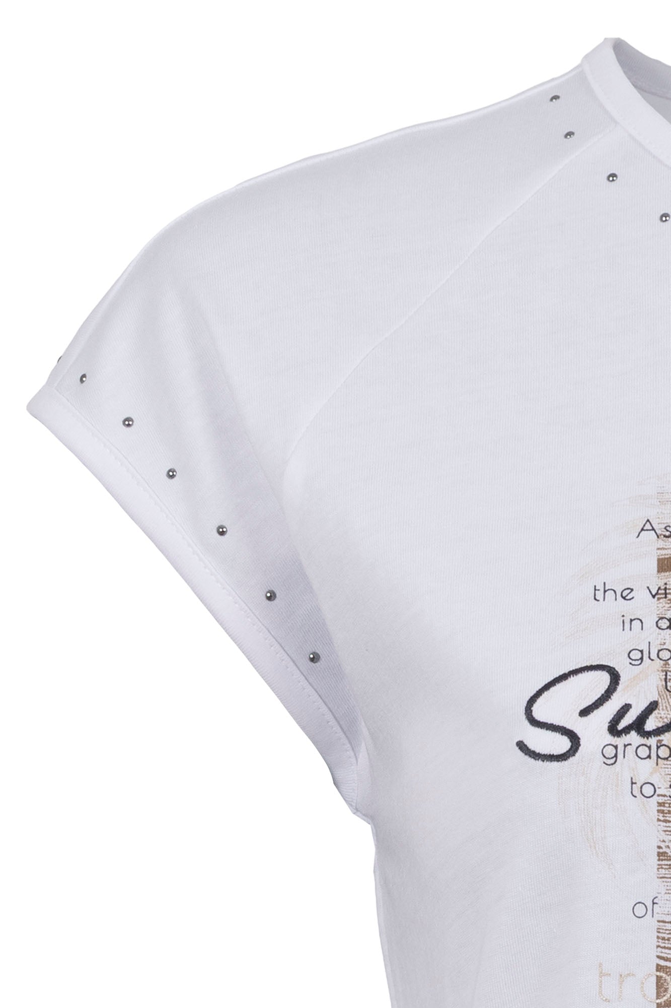 Soquesto Damen Tops Weiß