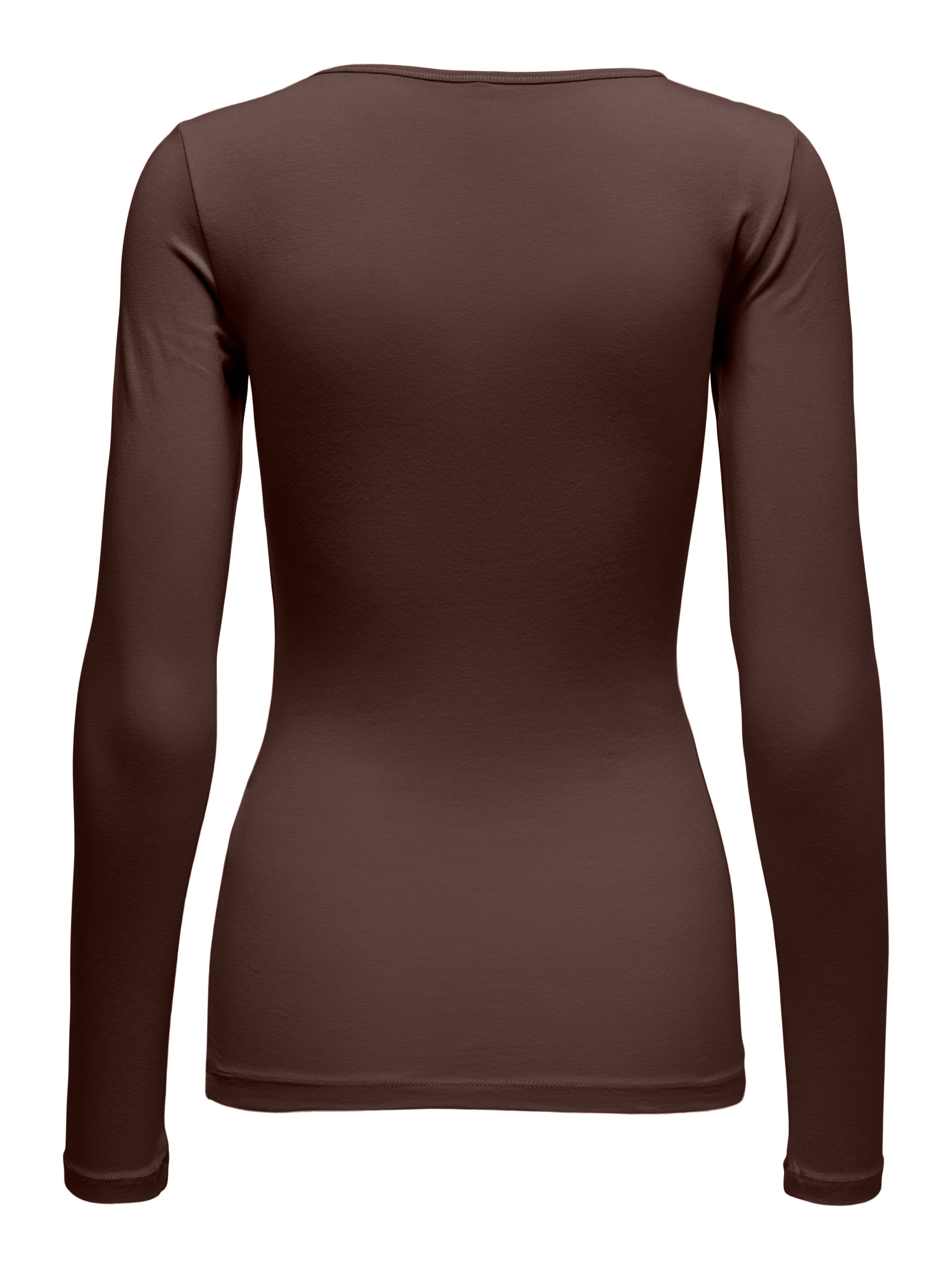 only Damen T-Shirts Chocolate Marti